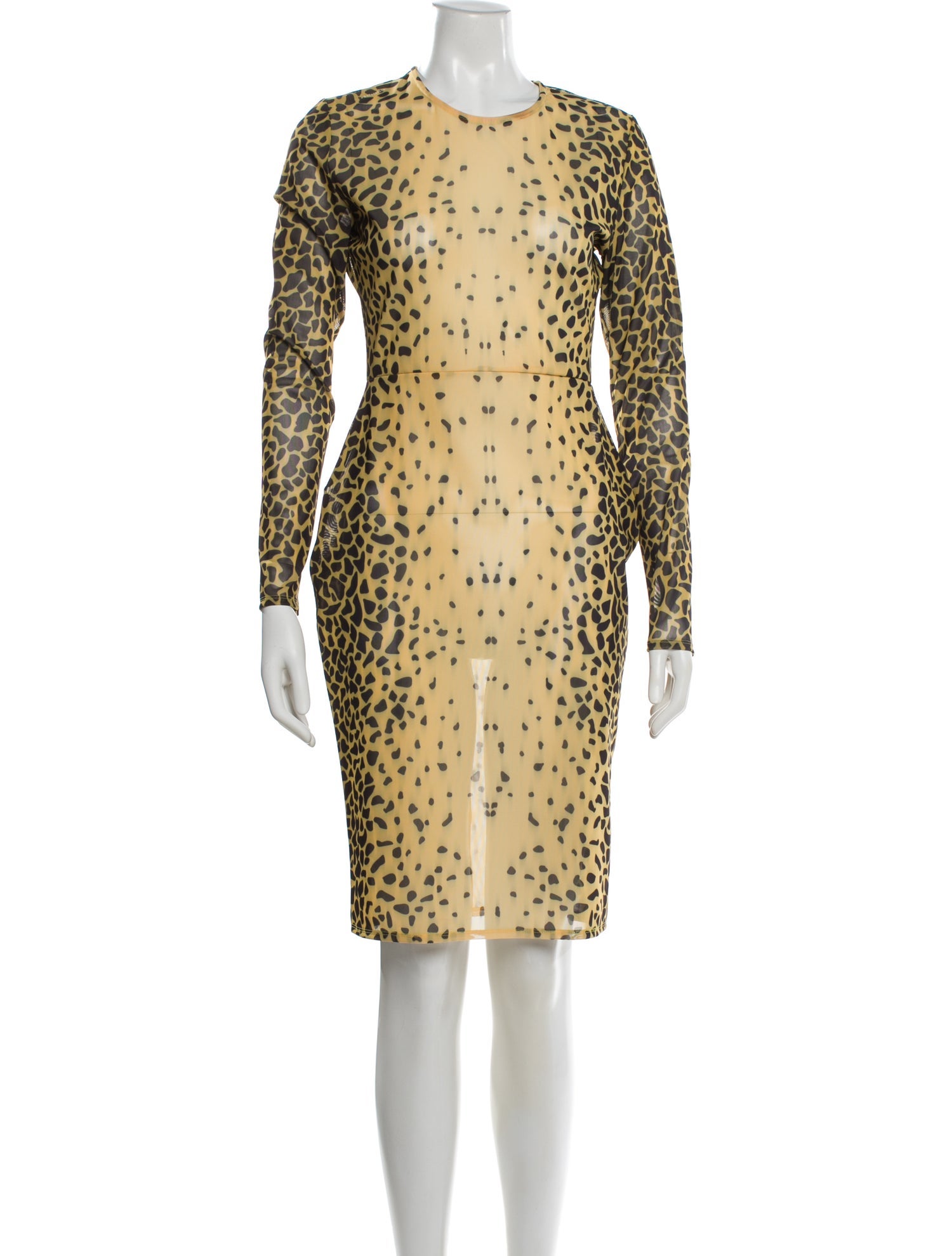Alex Perry Printed Knee-Length Dress