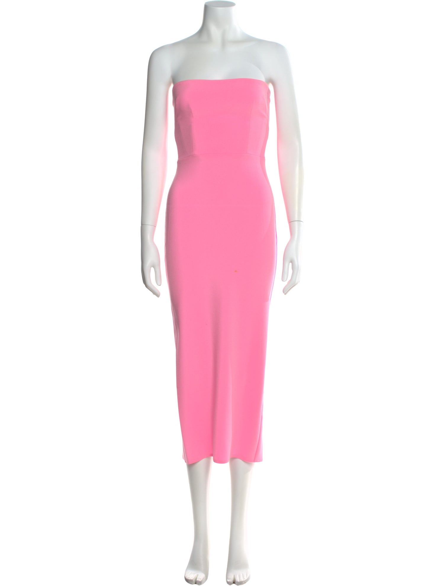 Alex Perry Strapless Midi Length Dress