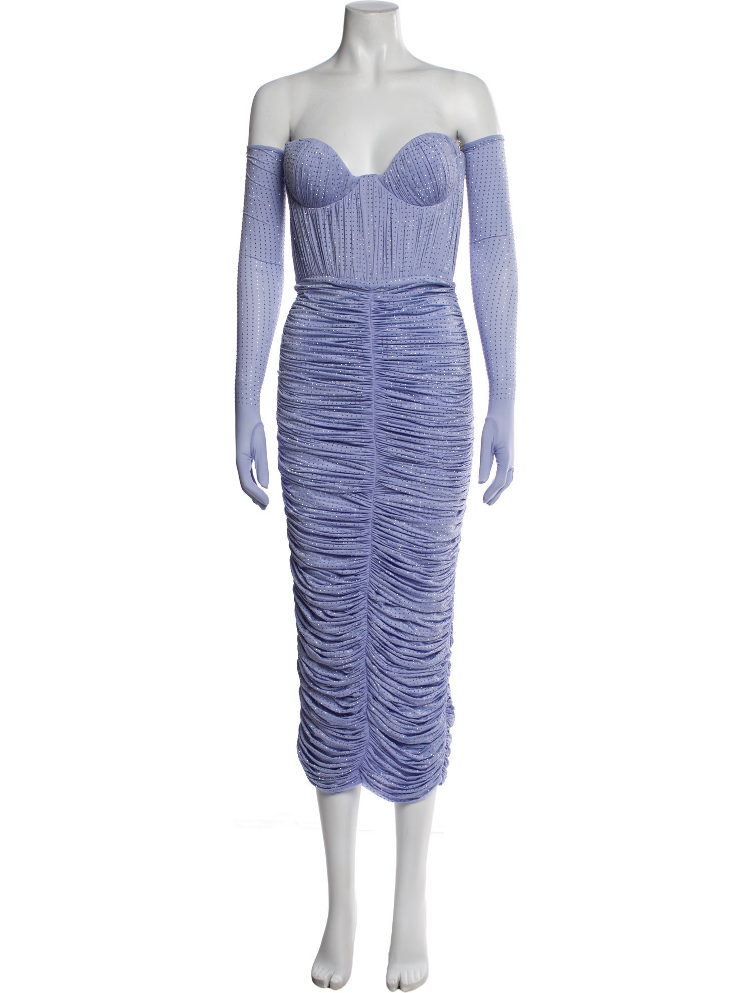 Alex Perry Strapless Long Dress