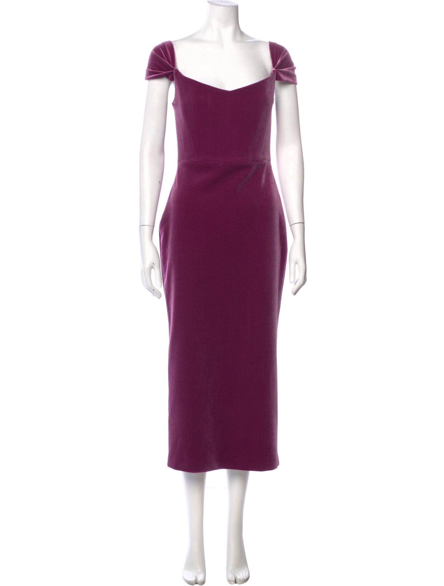Alex Perry Square Neckline Long Dress