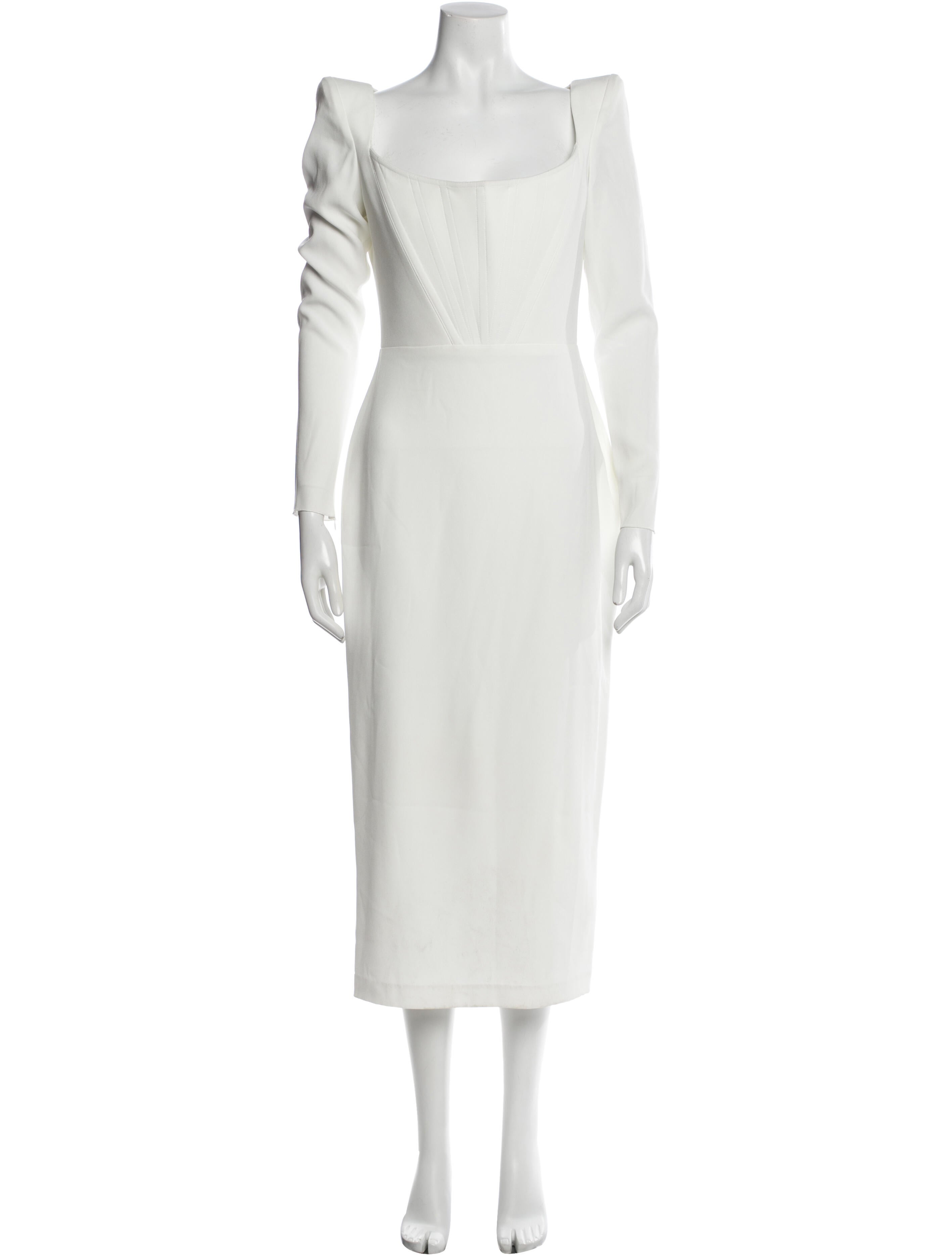 Alex Perry Square Neckline Long Dress
