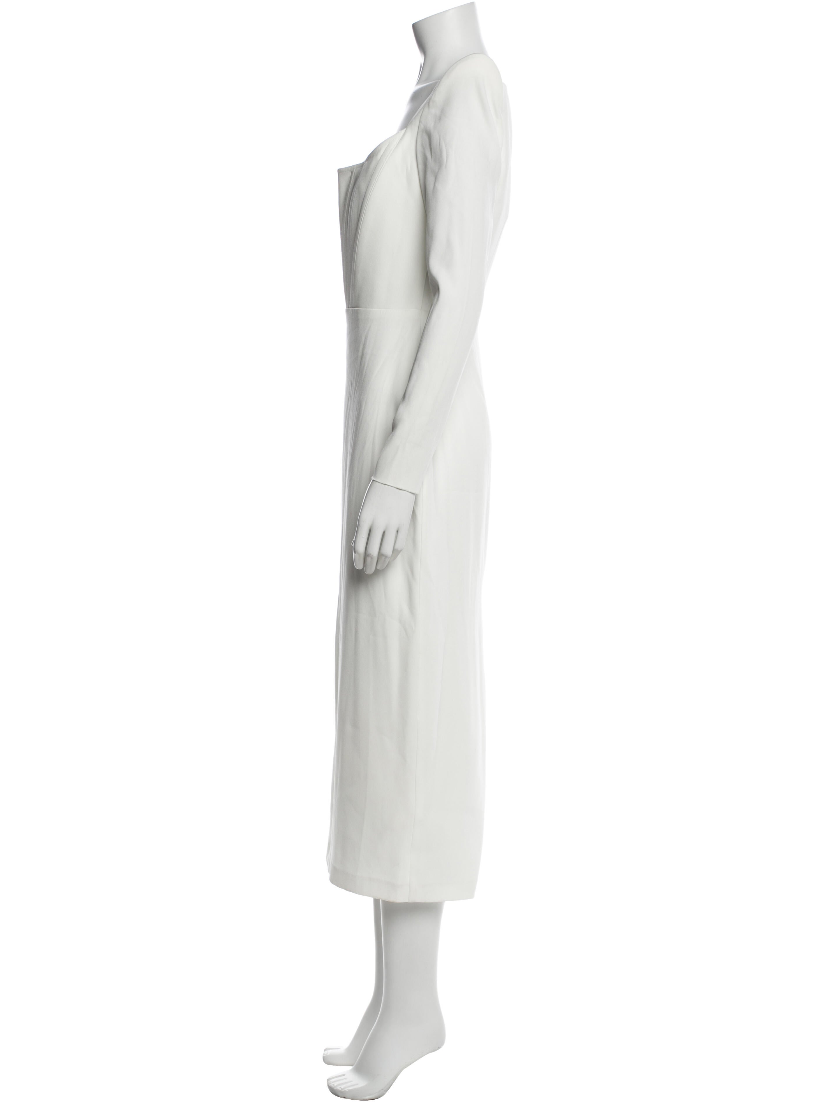 Alex Perry Square Neckline Long Dress