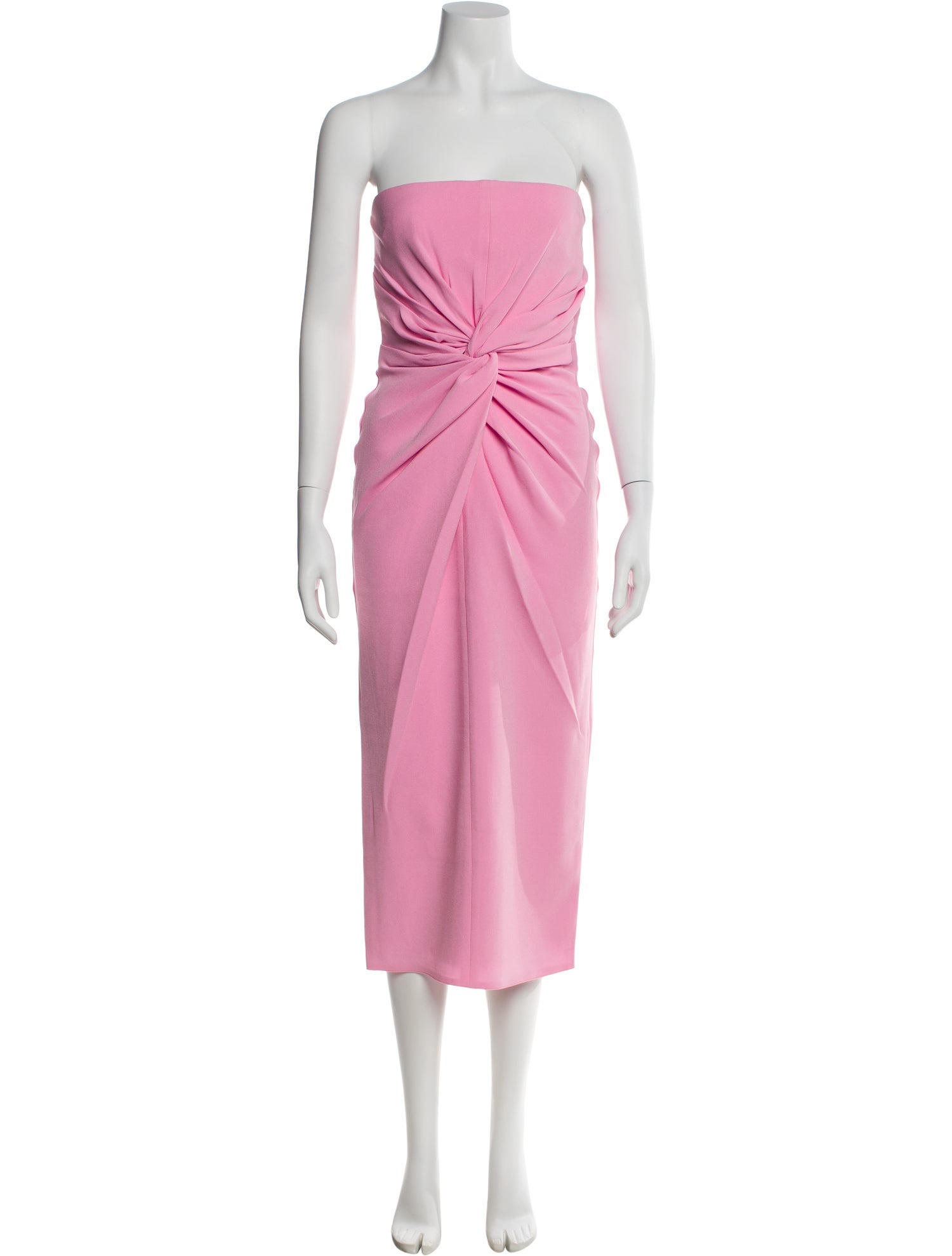 Alex Perry Strapless Midi Length Dress