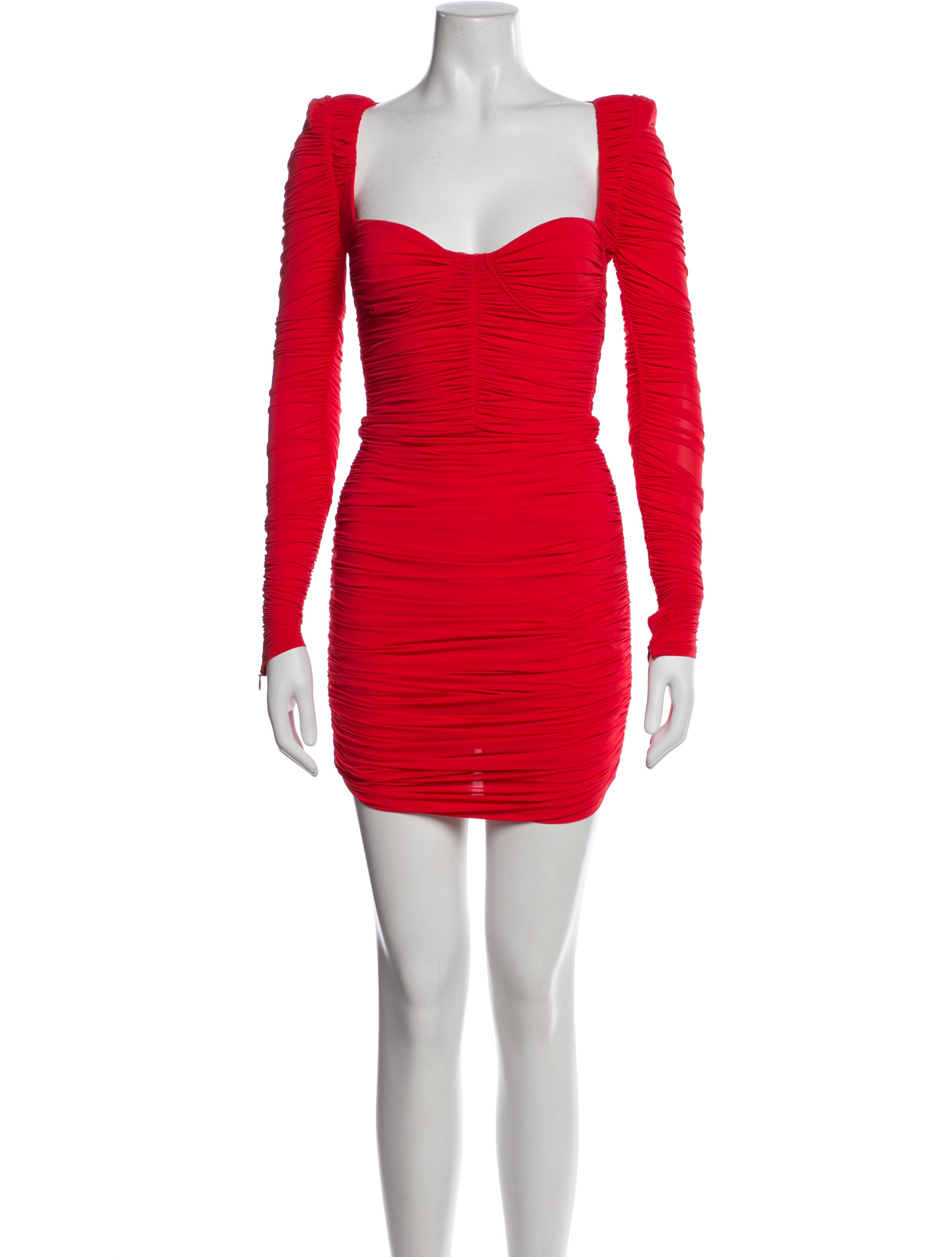 Alex Perry Square Neckline Mini Dress