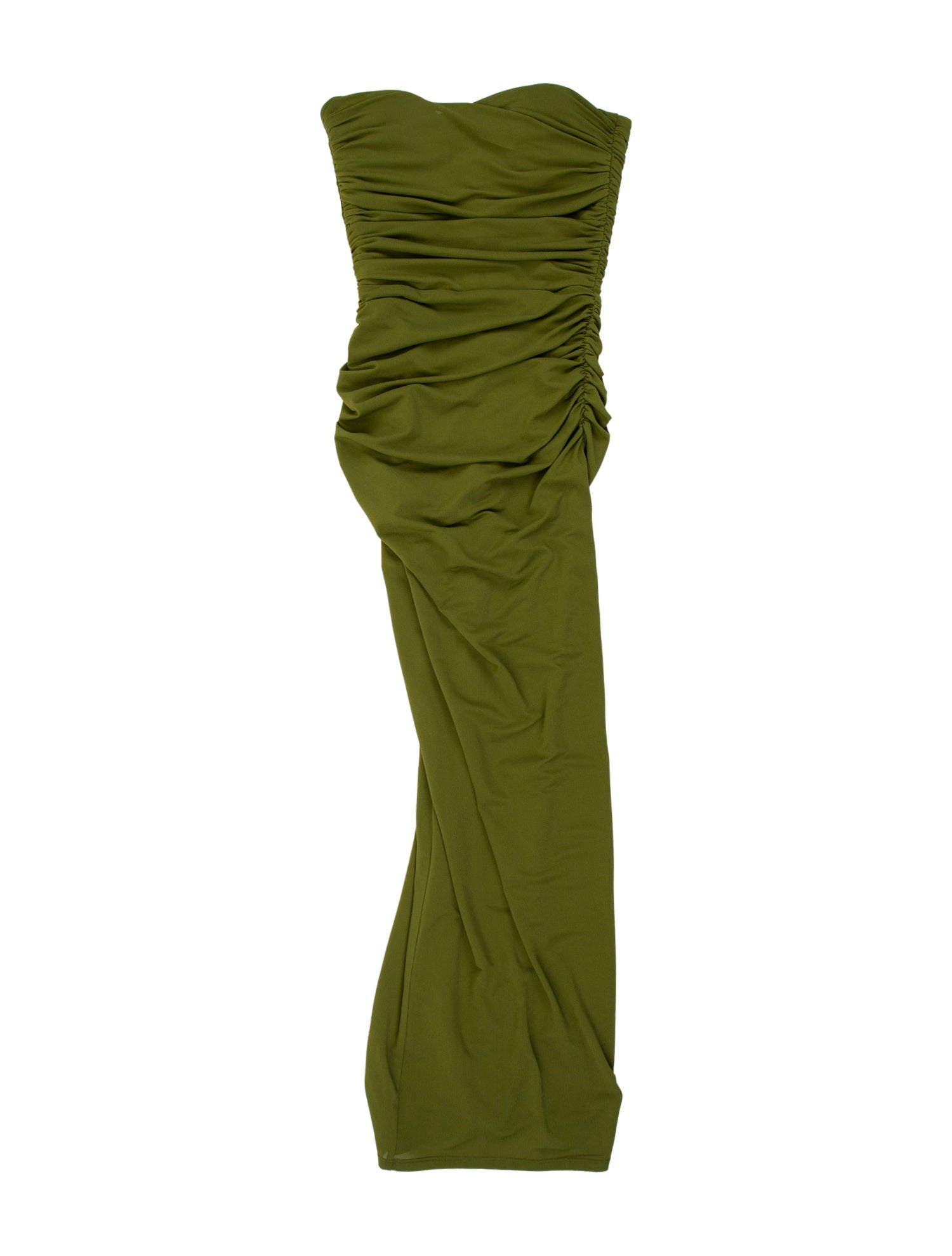 Alex Perry Strapless Midi Length Dress