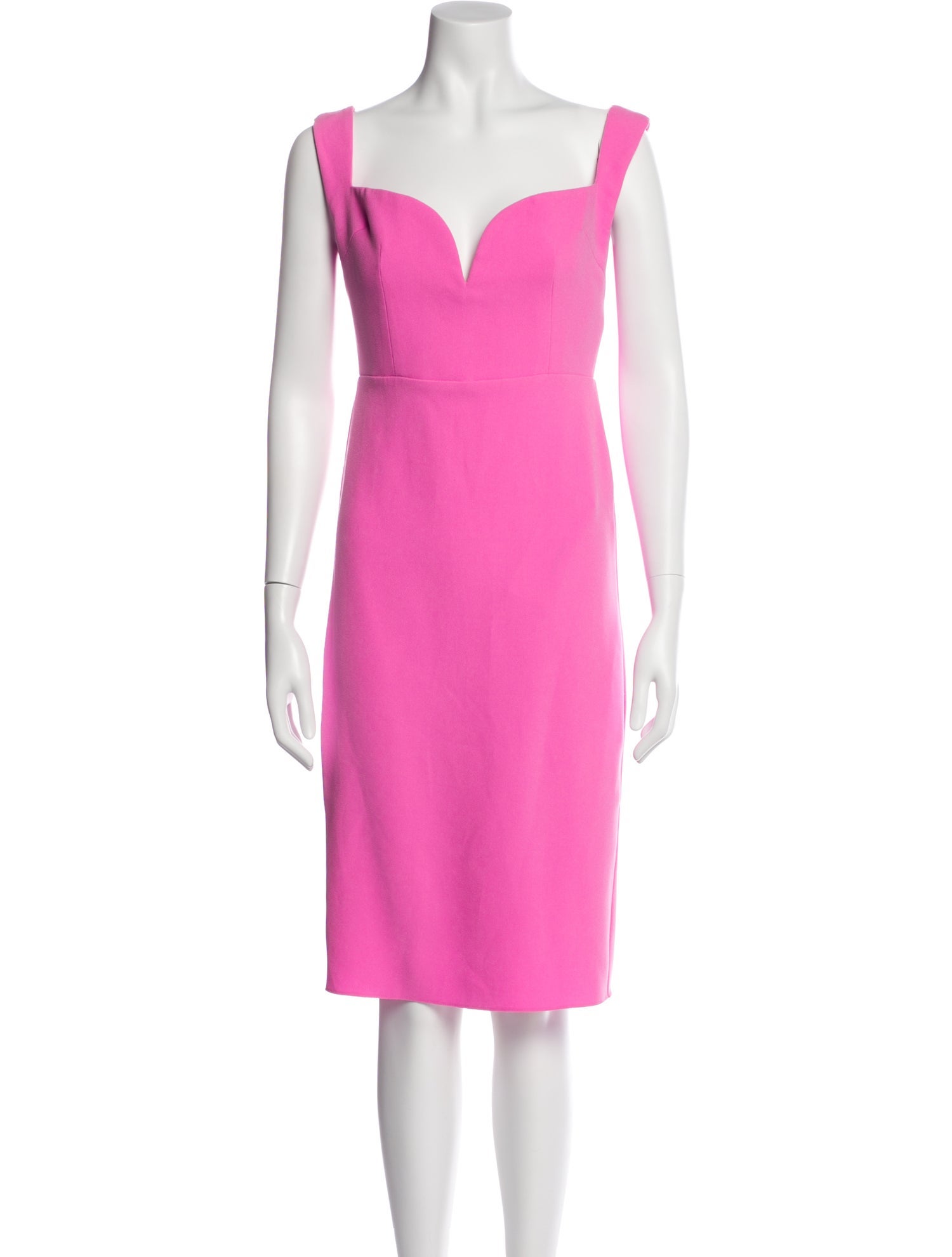 Alex Perry Square Neckline Knee-Length Dress