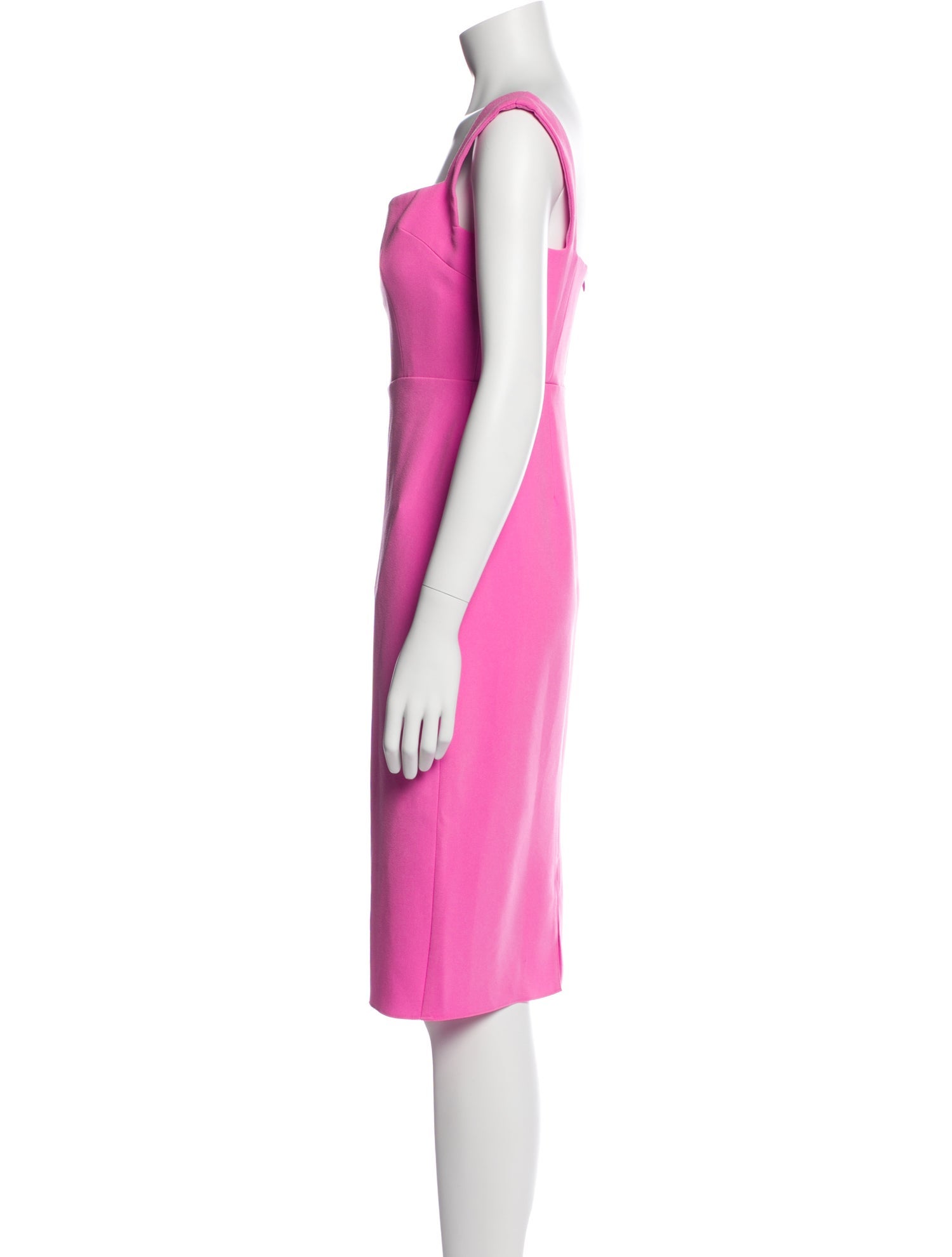 Alex Perry Square Neckline Knee-Length Dress