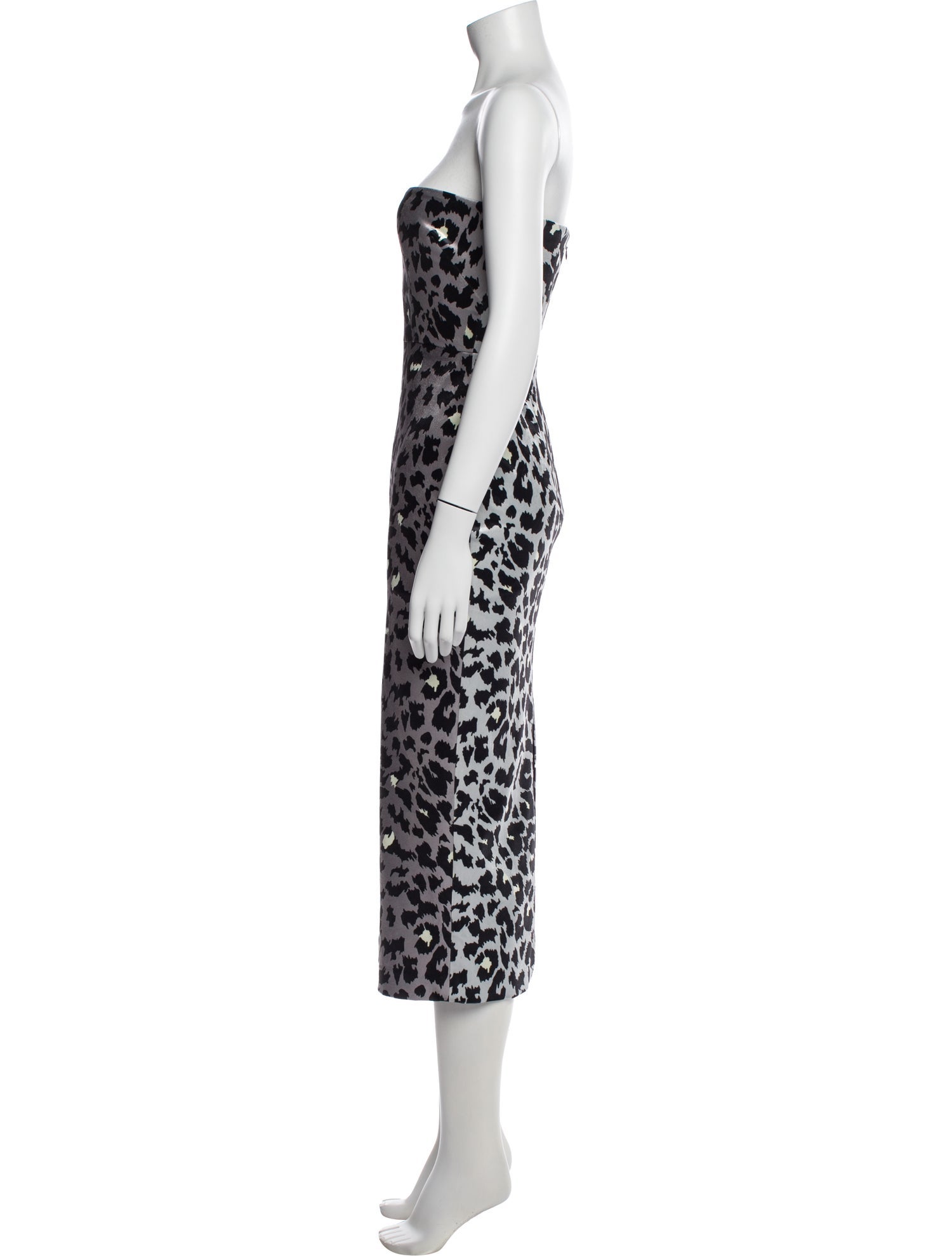 Alex Perry Animal Print Midi Length Dress w/ Tags