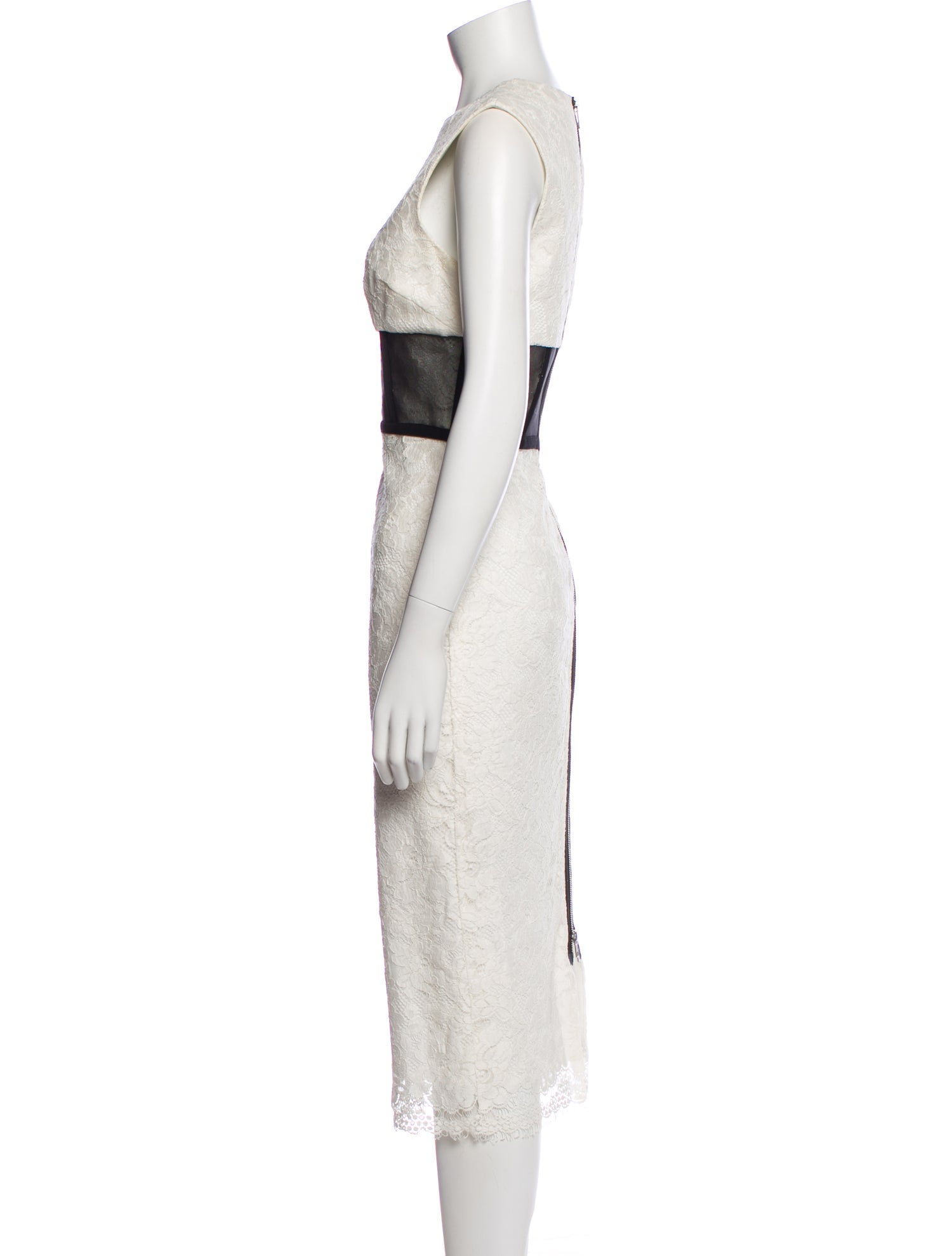 Alex Perry Lace Midi Length Dress
