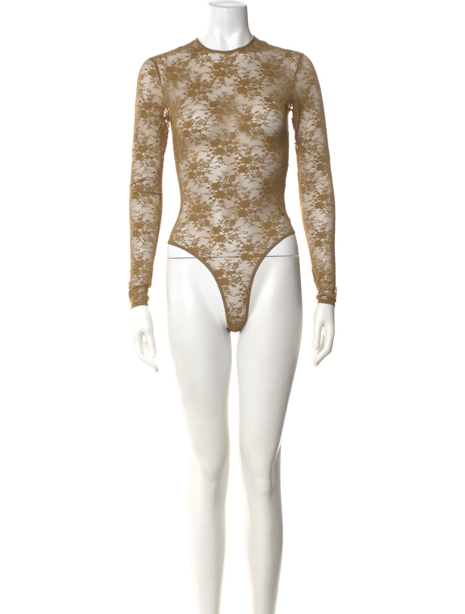 Alex Perry Floral Print Crew Neck Bodysuit w/ Tags