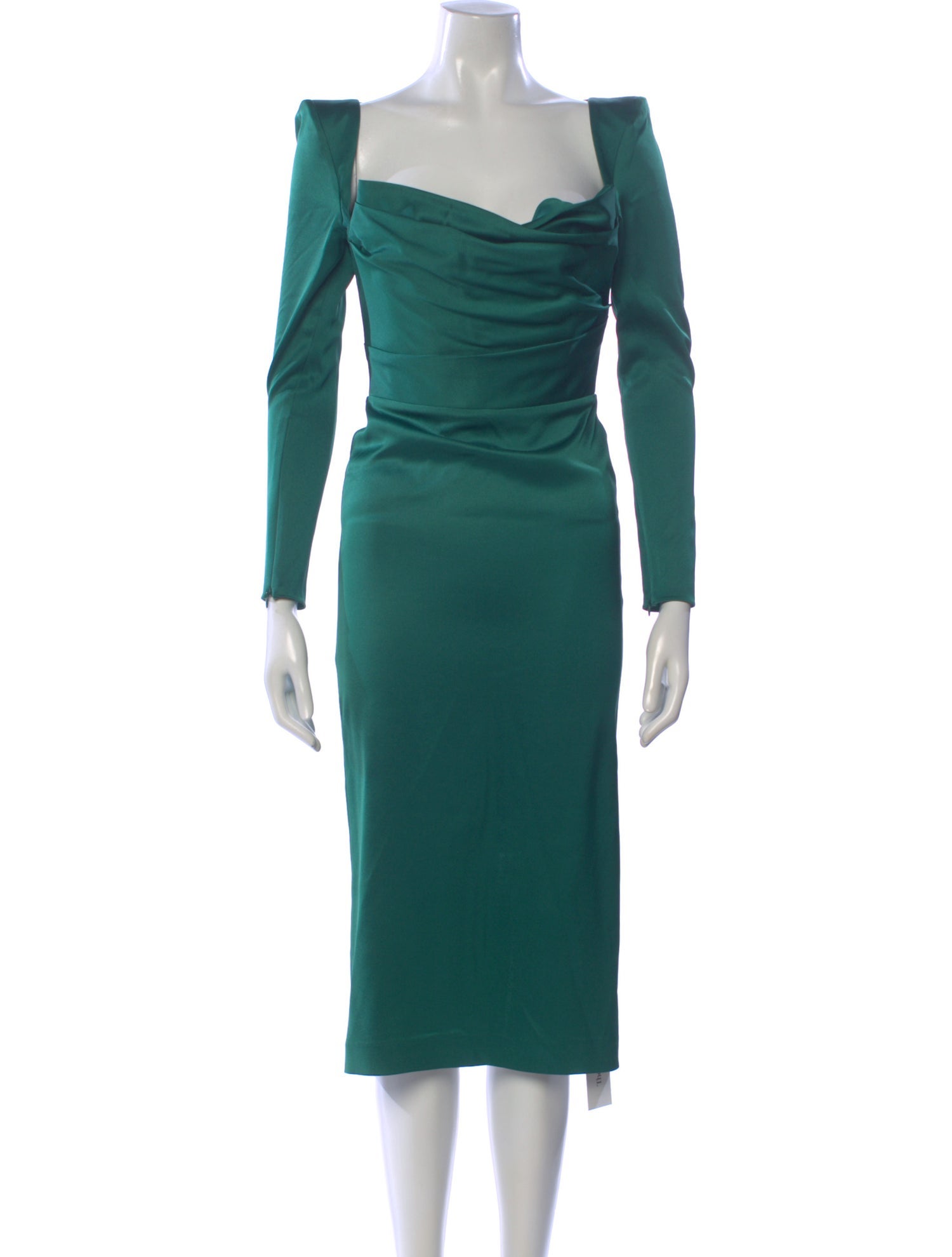Alex Perry Cowl Neck Midi Length Dress