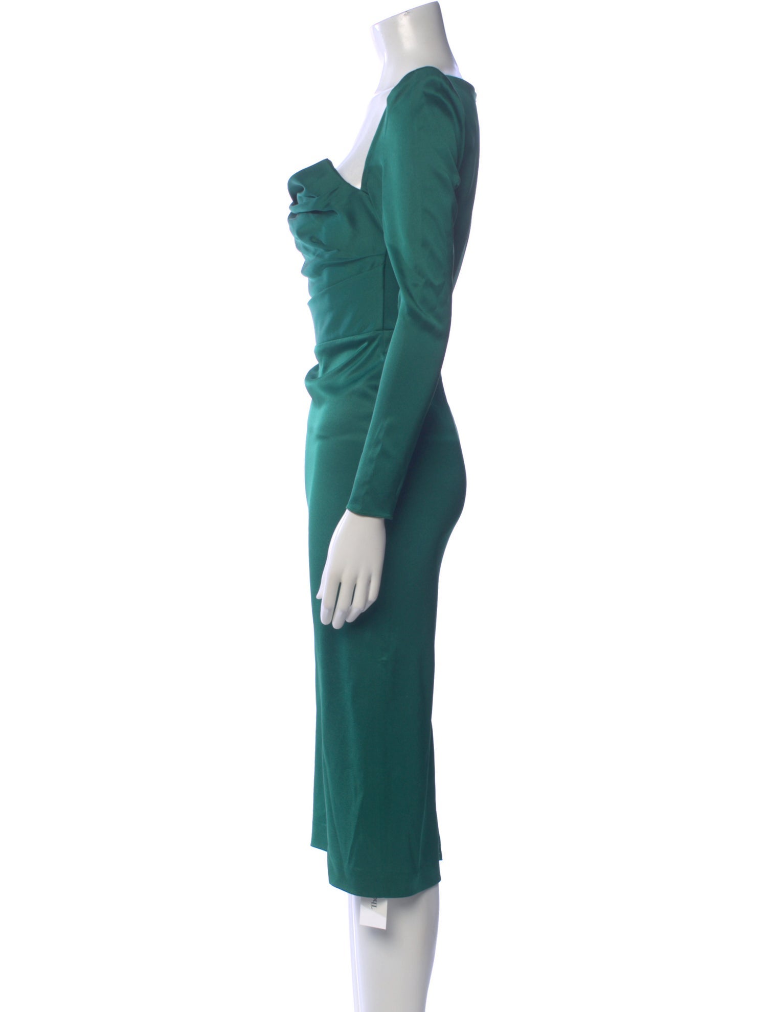 Alex Perry Cowl Neck Midi Length Dress