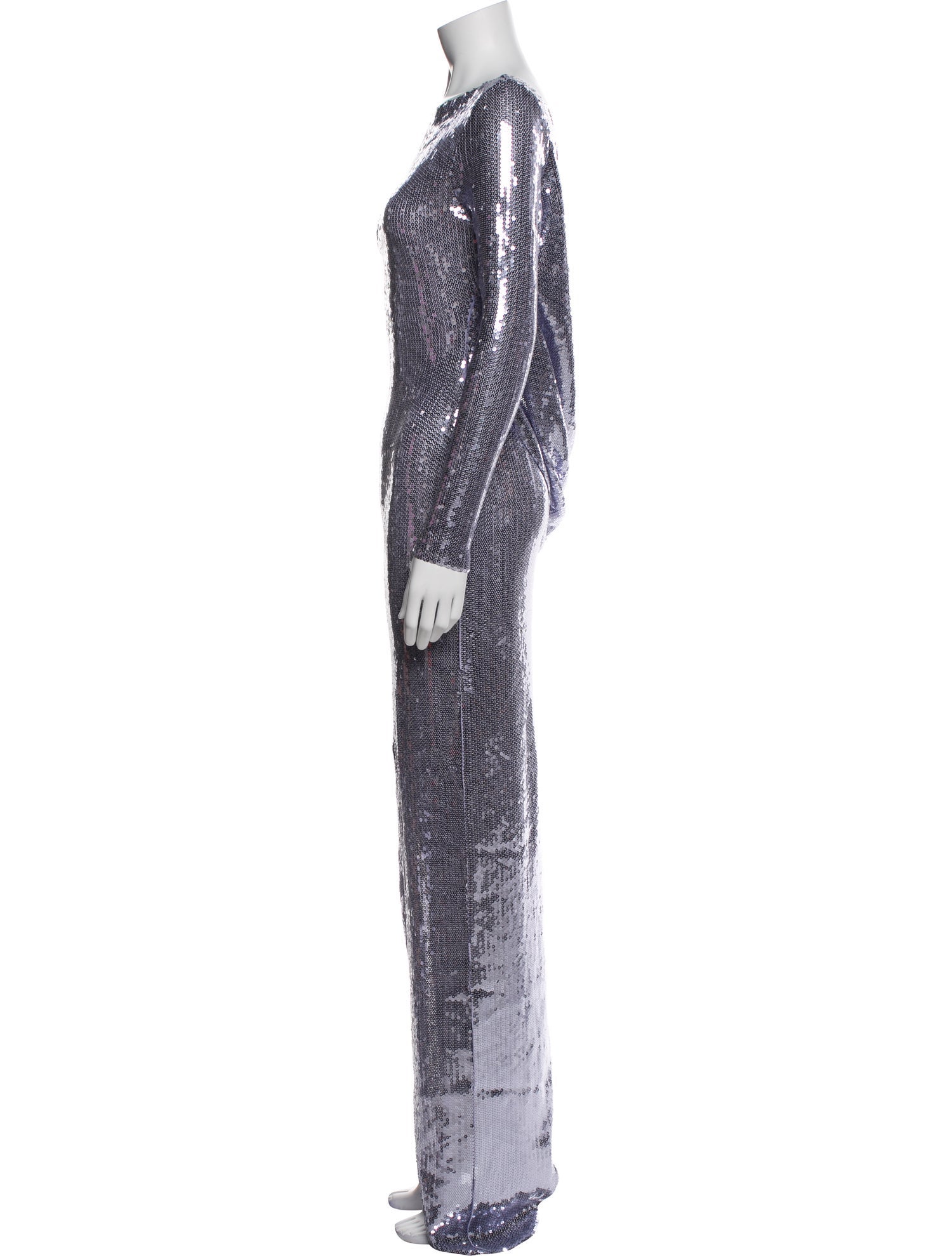 Alex Perry Bateau Neckline Long Dress