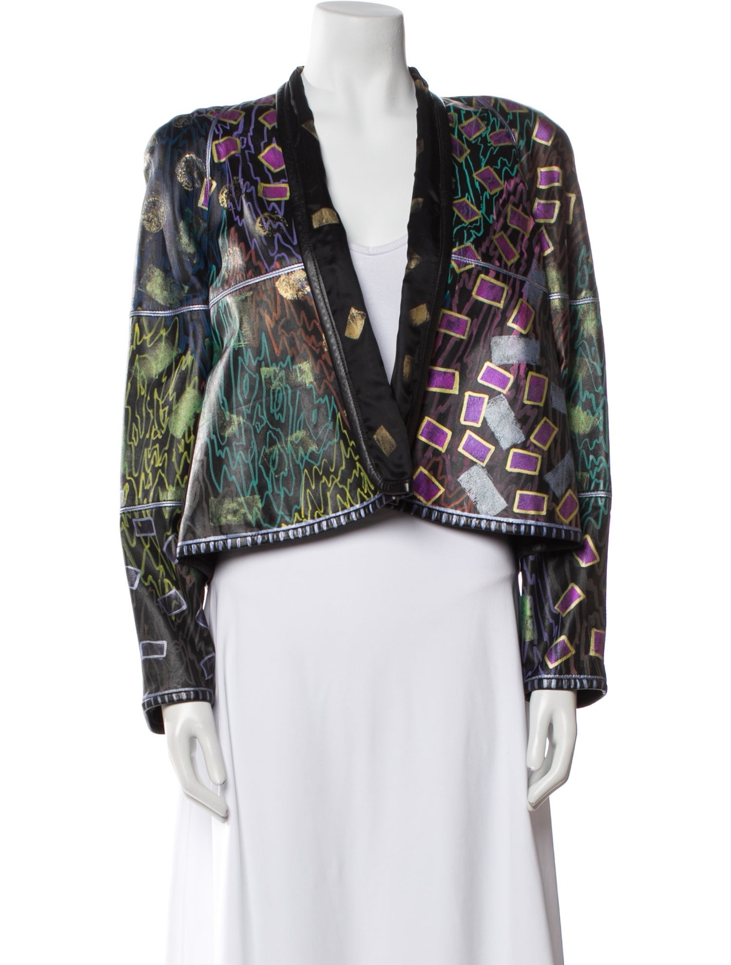 Zuzka Vintage Printed Blazer