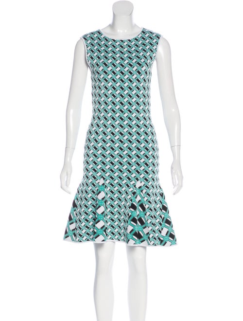 ZAC Zac Posen Printed Knee-Length Dress
