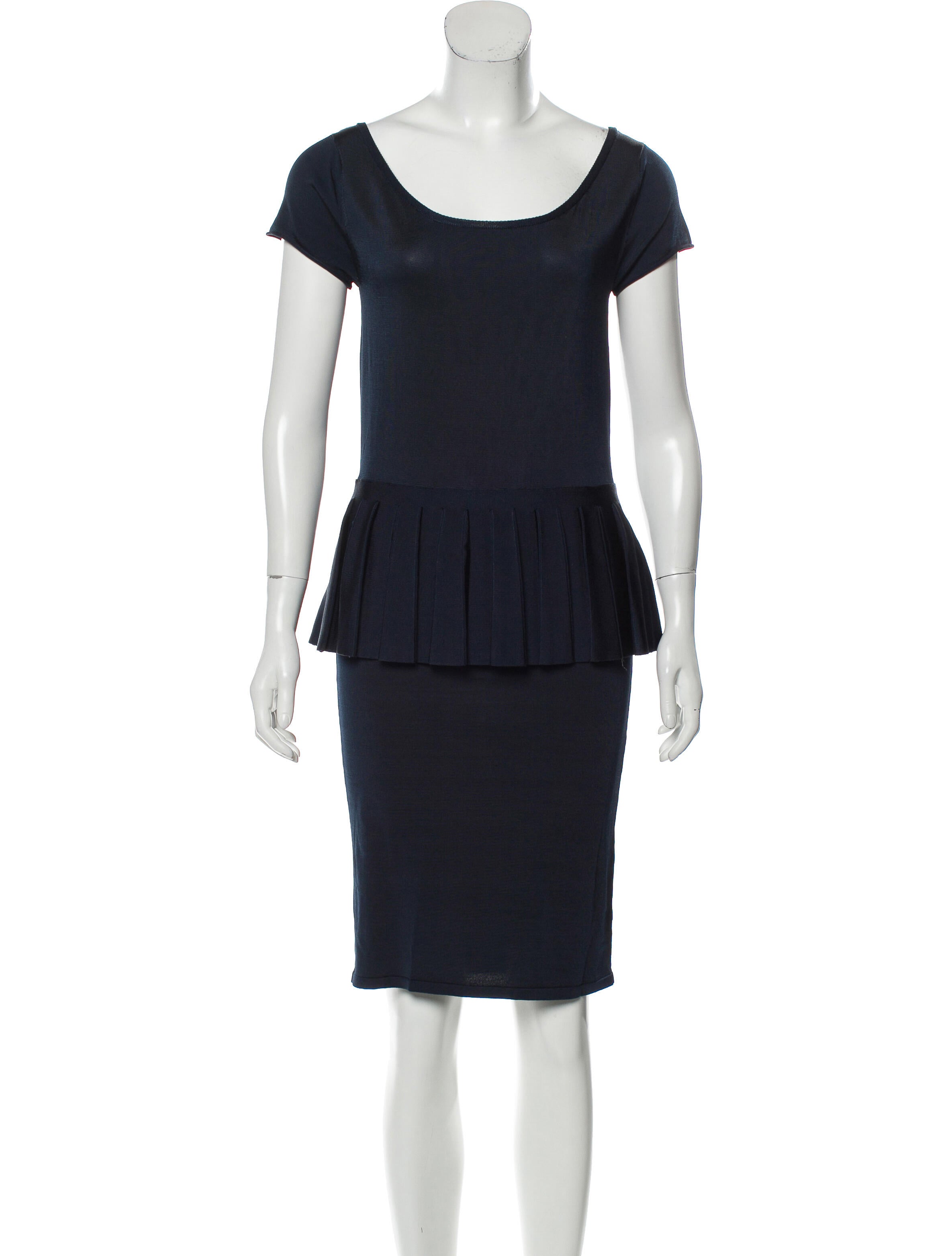 ZAC Zac Posen Scoop Neck Mini Dress
