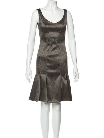 ZAC Zac Posen Dresses Scoop Neck Knee-Length Dress US 2 | XS