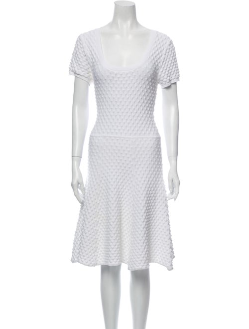 ZAC Zac Posen Scoop Neck Knee-Length Dress