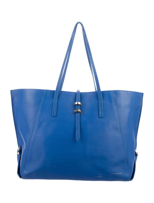 ZAC Zac Posen Eartha Folded-Gusset Tote Blue
