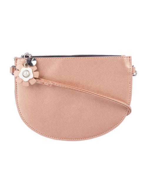 ZAC Zac Posen Leather Metallic Crossbody Metallic