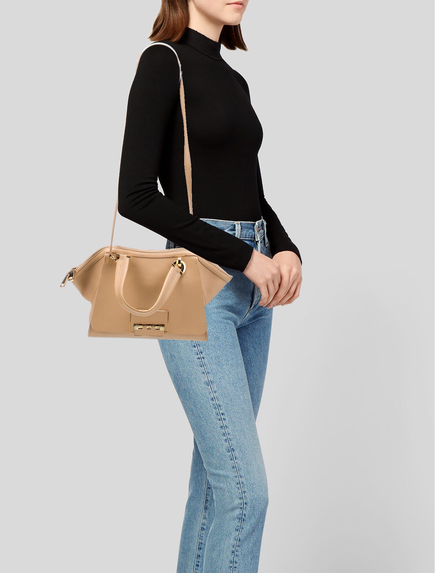 ZAC Zac Posen Leather Handle Bag