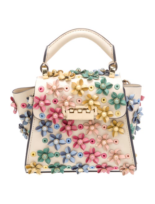 ZAC Zac Posen Floral Embellished Mini Bag