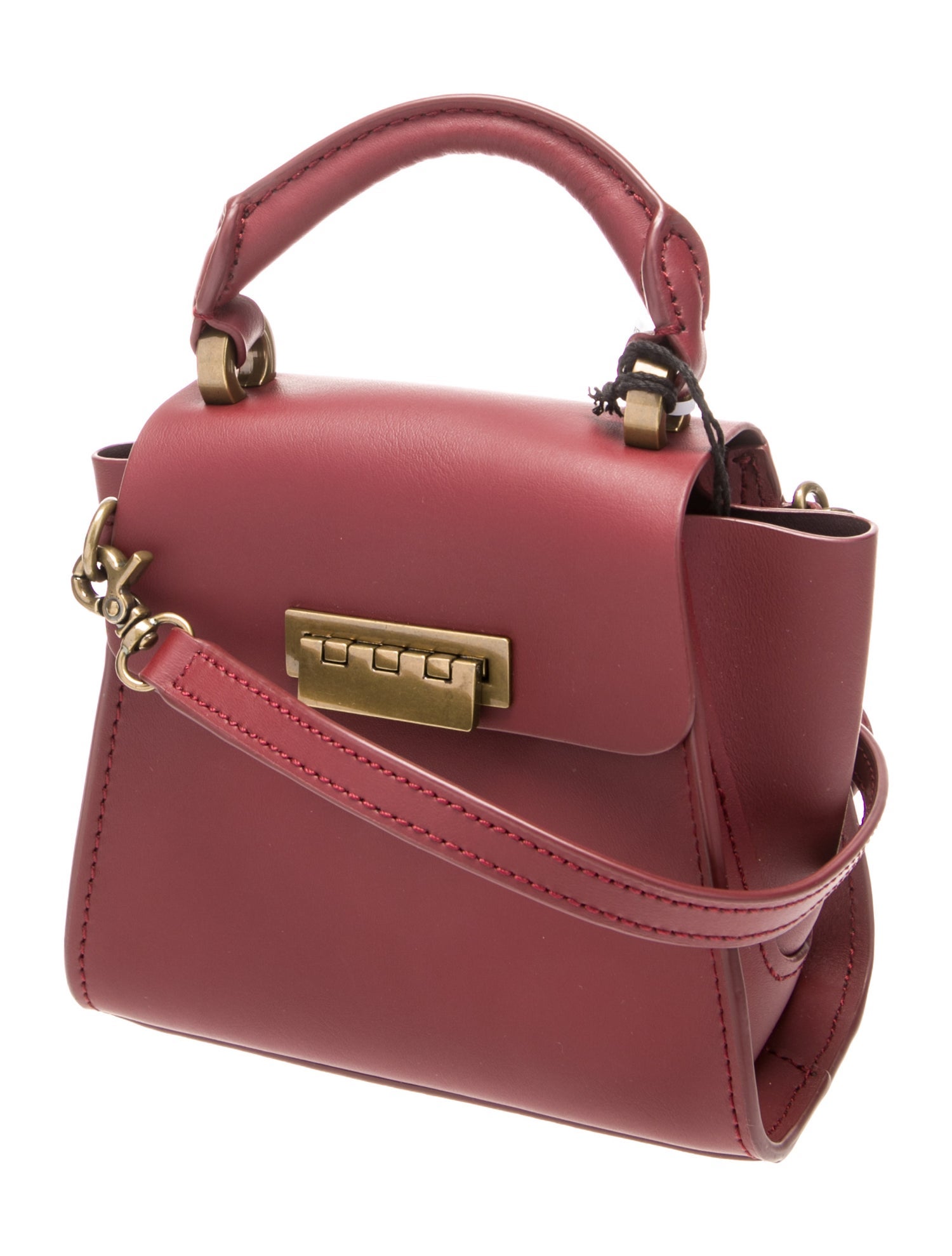 ZAC Zac Posen Leather Top Handle Bag