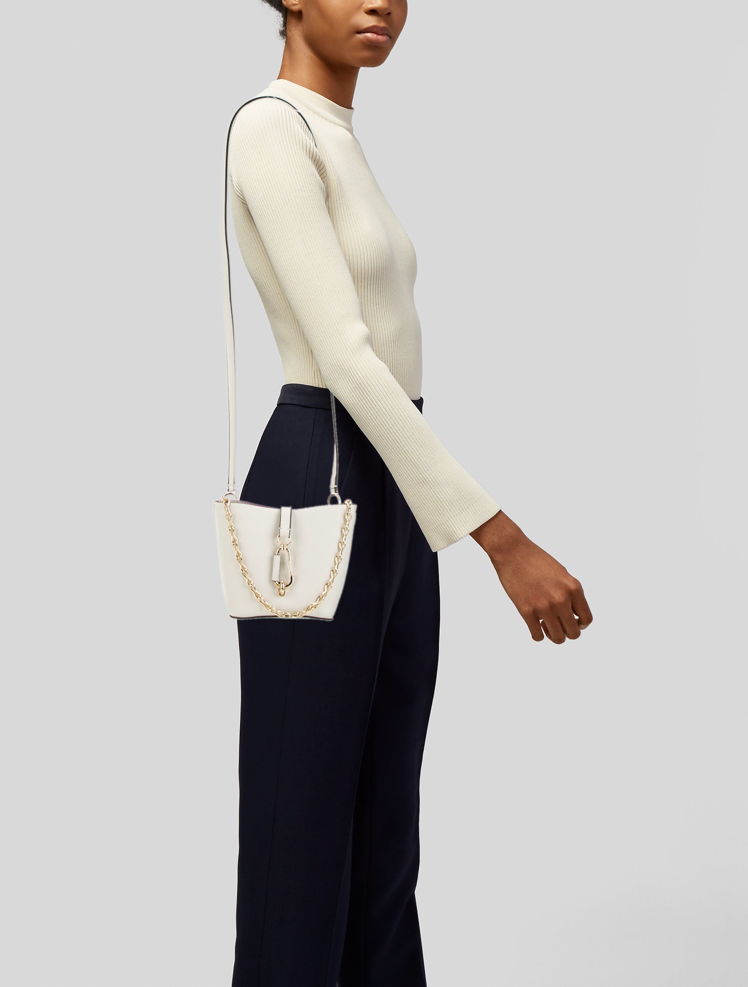 ZAC Zac Posen Leather Bucket Bag