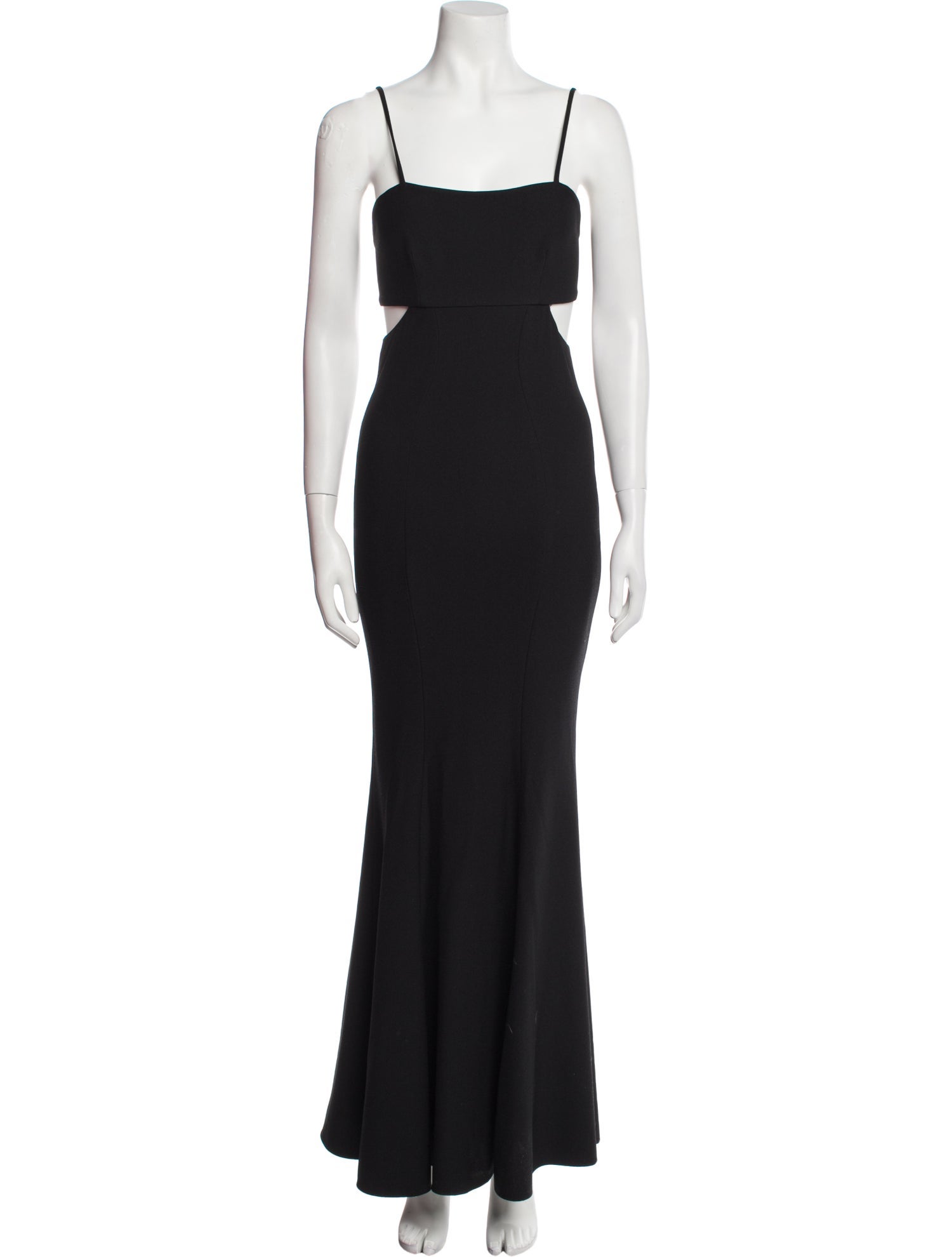 ZAC Zac Posen Square Neckline Long Dress