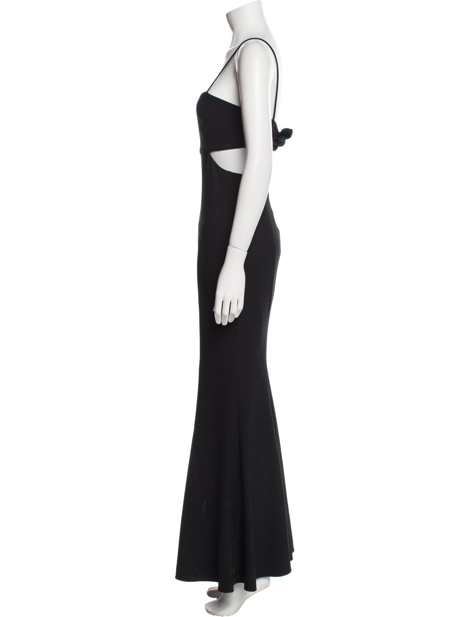 ZAC Zac Posen Square Neckline Long Dress