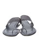 ZAC Zac Posen Leather Lasercut Accents Slides