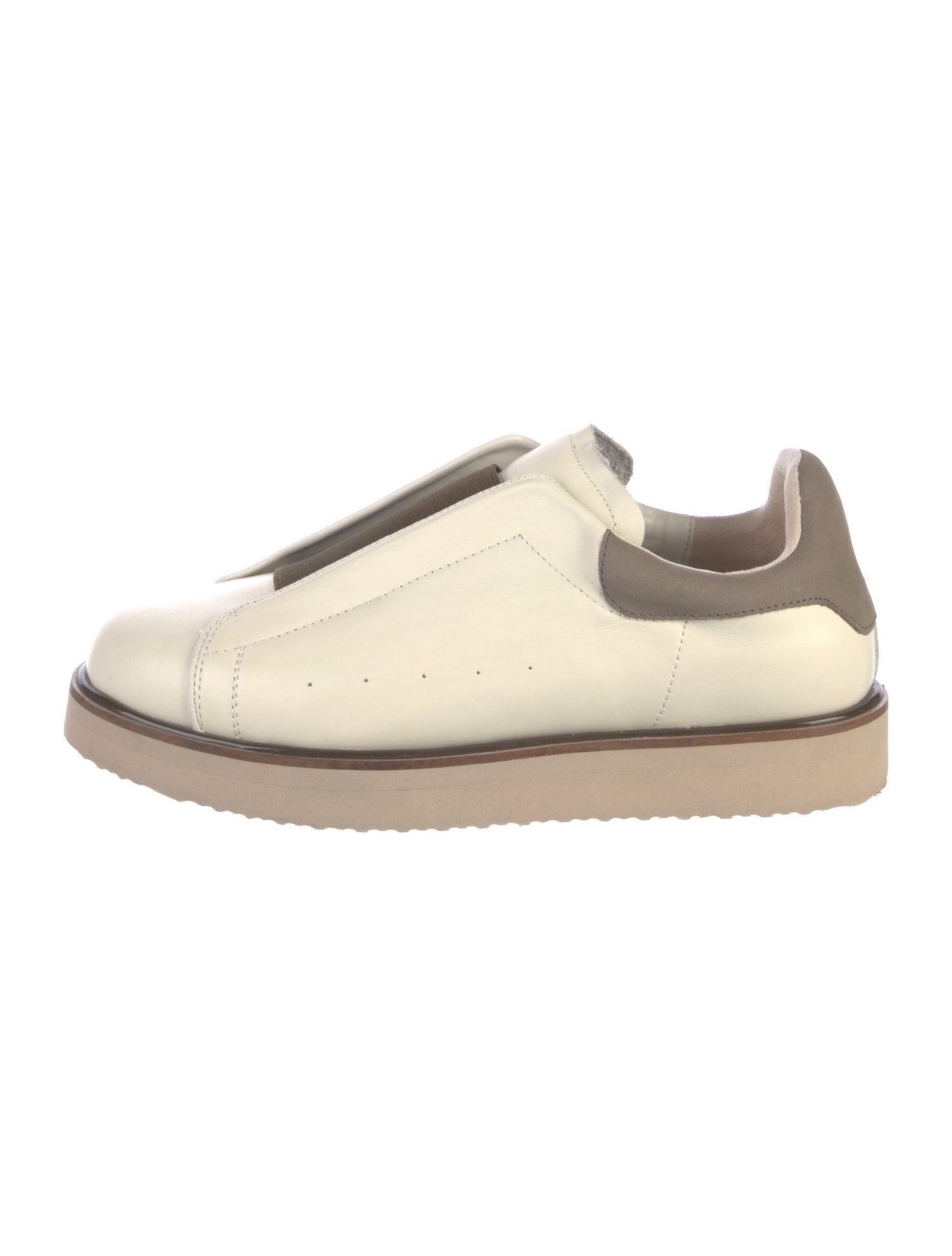 ZAC Zac Posen Leather Colorblock Pattern Sneakers