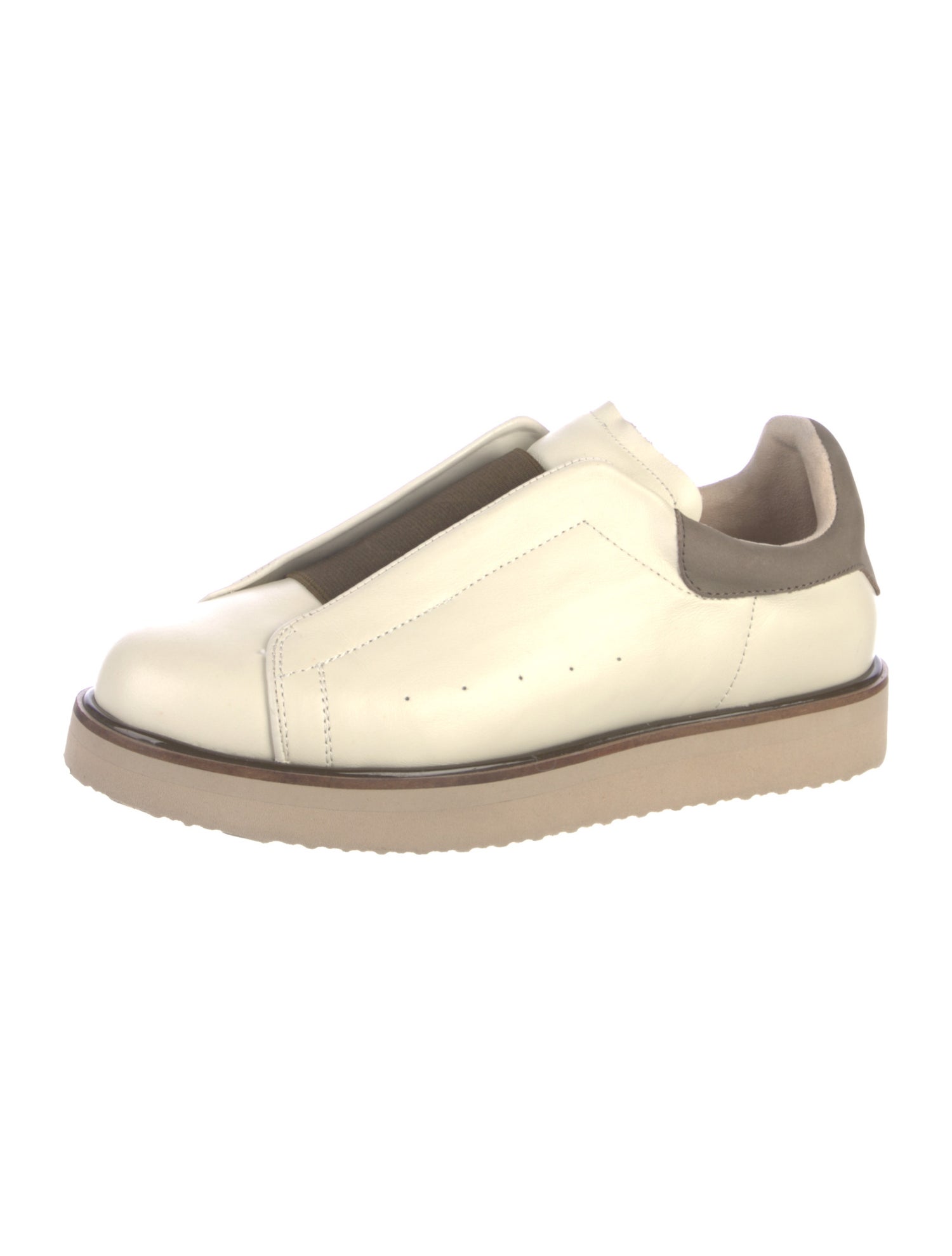 ZAC Zac Posen Leather Colorblock Pattern Sneakers