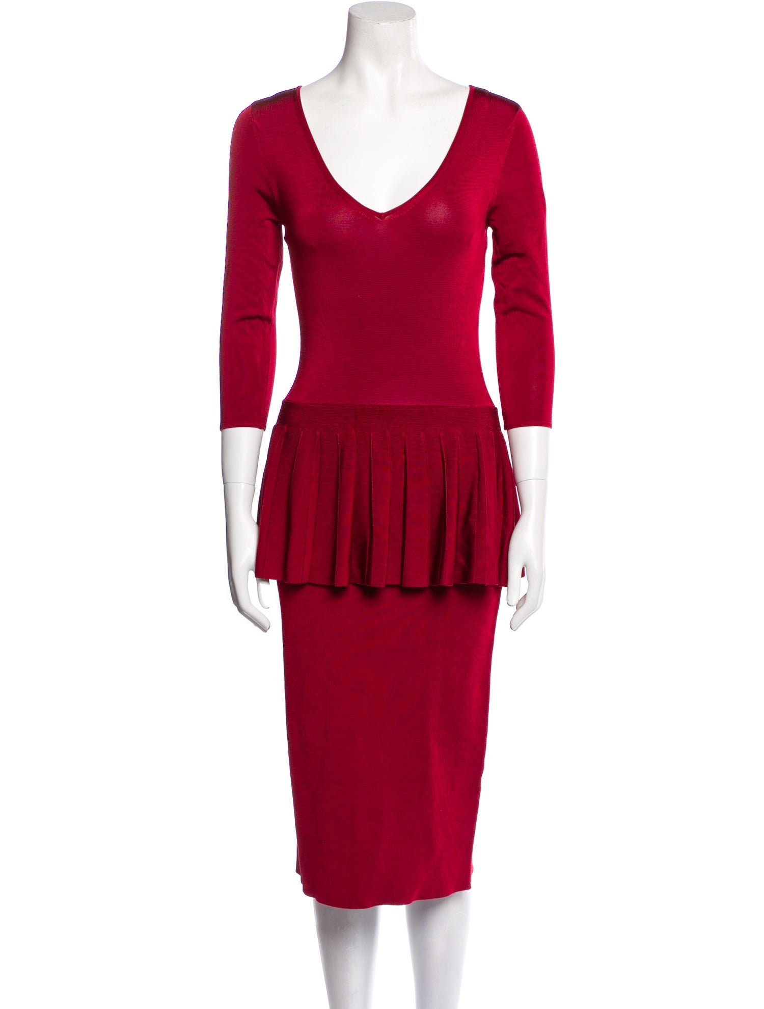 ZAC Zac Posen V-Neck Midi Length Dress w/ Tags