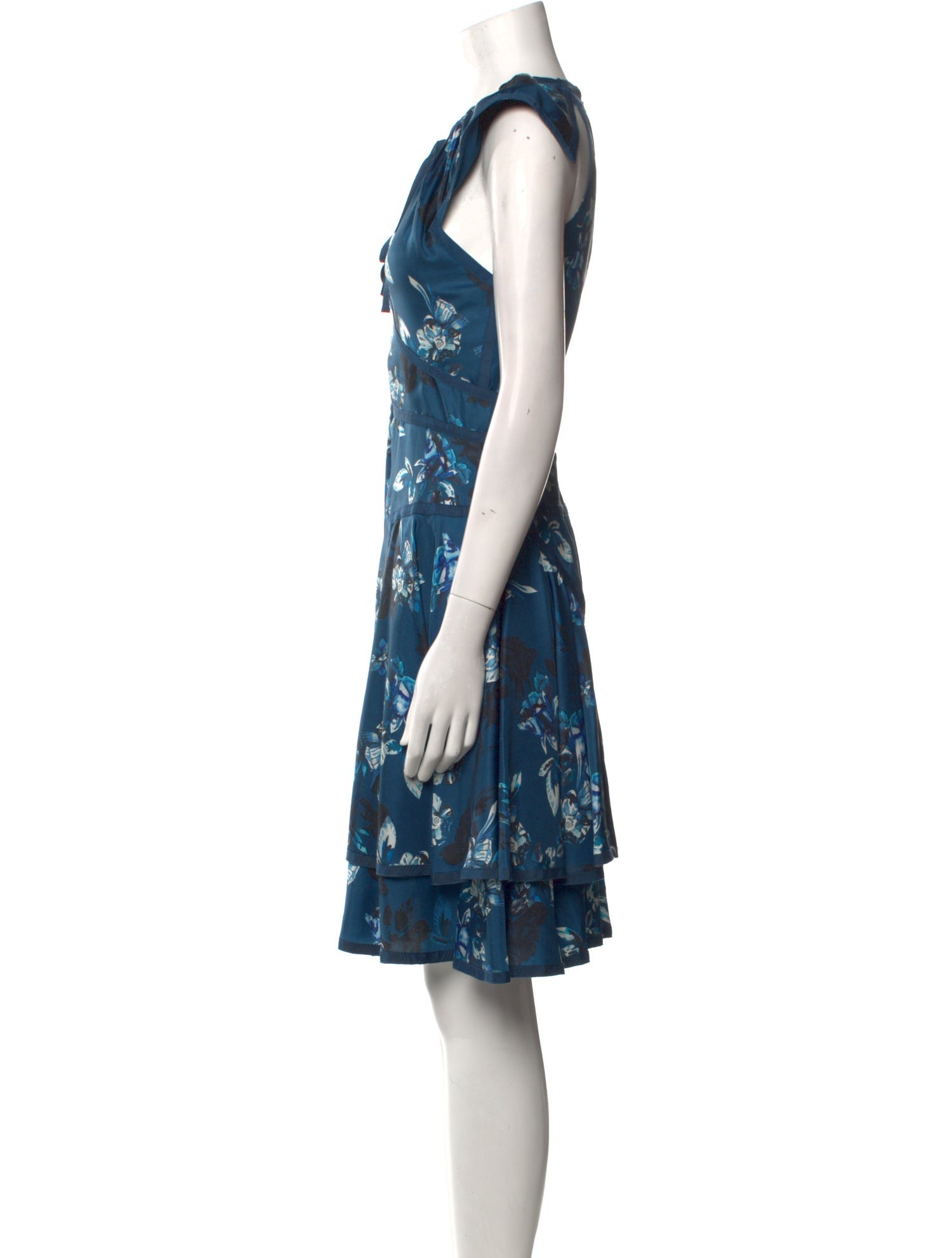 ZAC Zac Posen Silk Knee-Length Dress