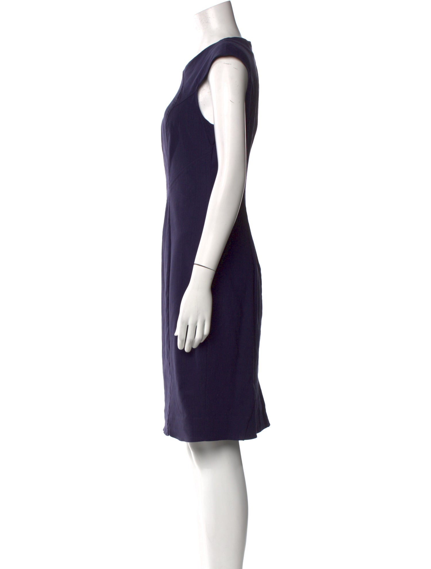 ZAC Zac Posen Scoop Neck Knee-Length Dress