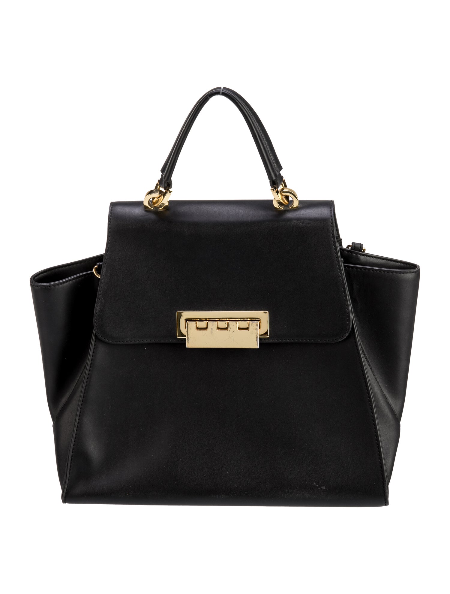 ZAC Zac Posen Leather Top Handle Bag