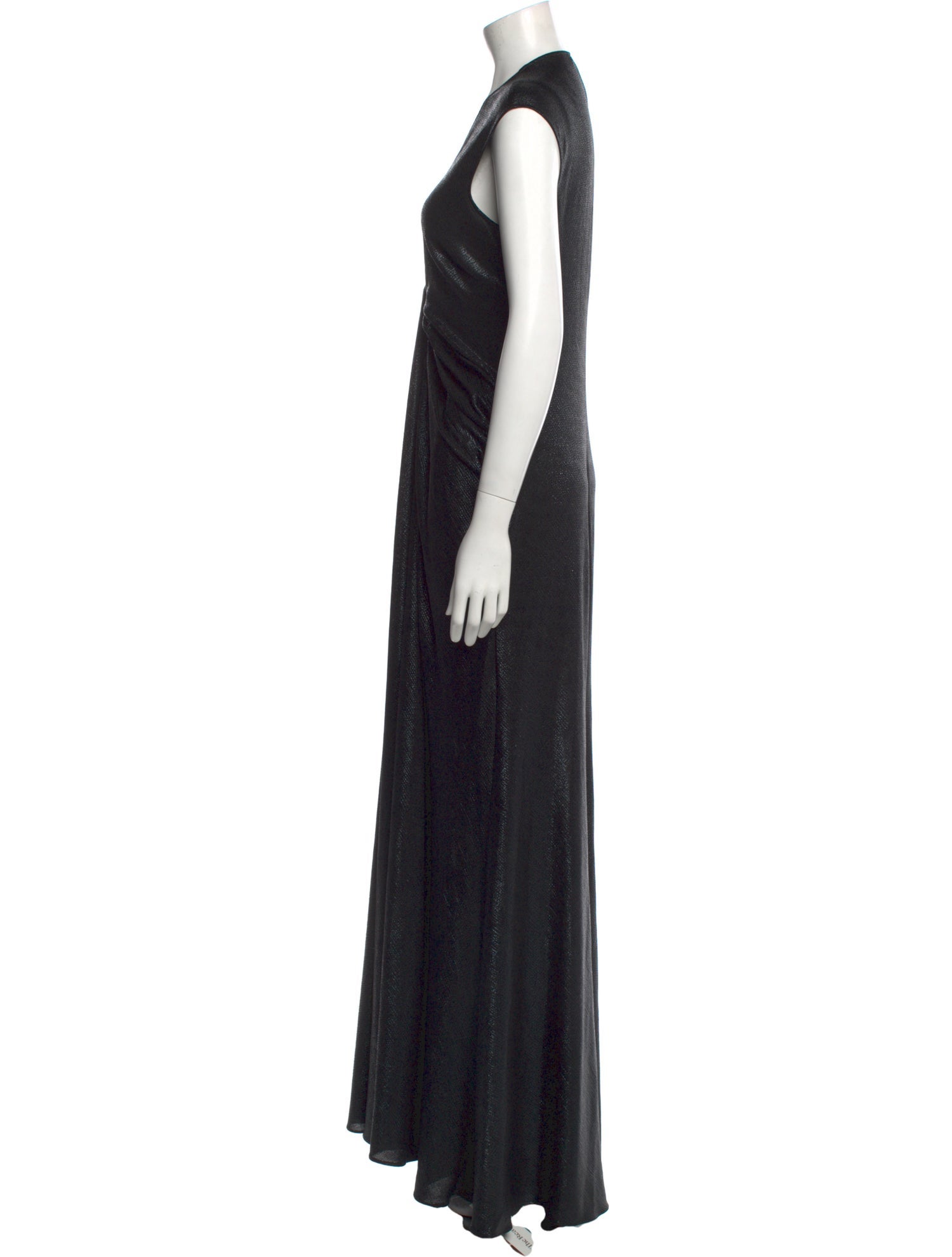 ZAC Zac Posen Zac Posen V-Neck Long Dress