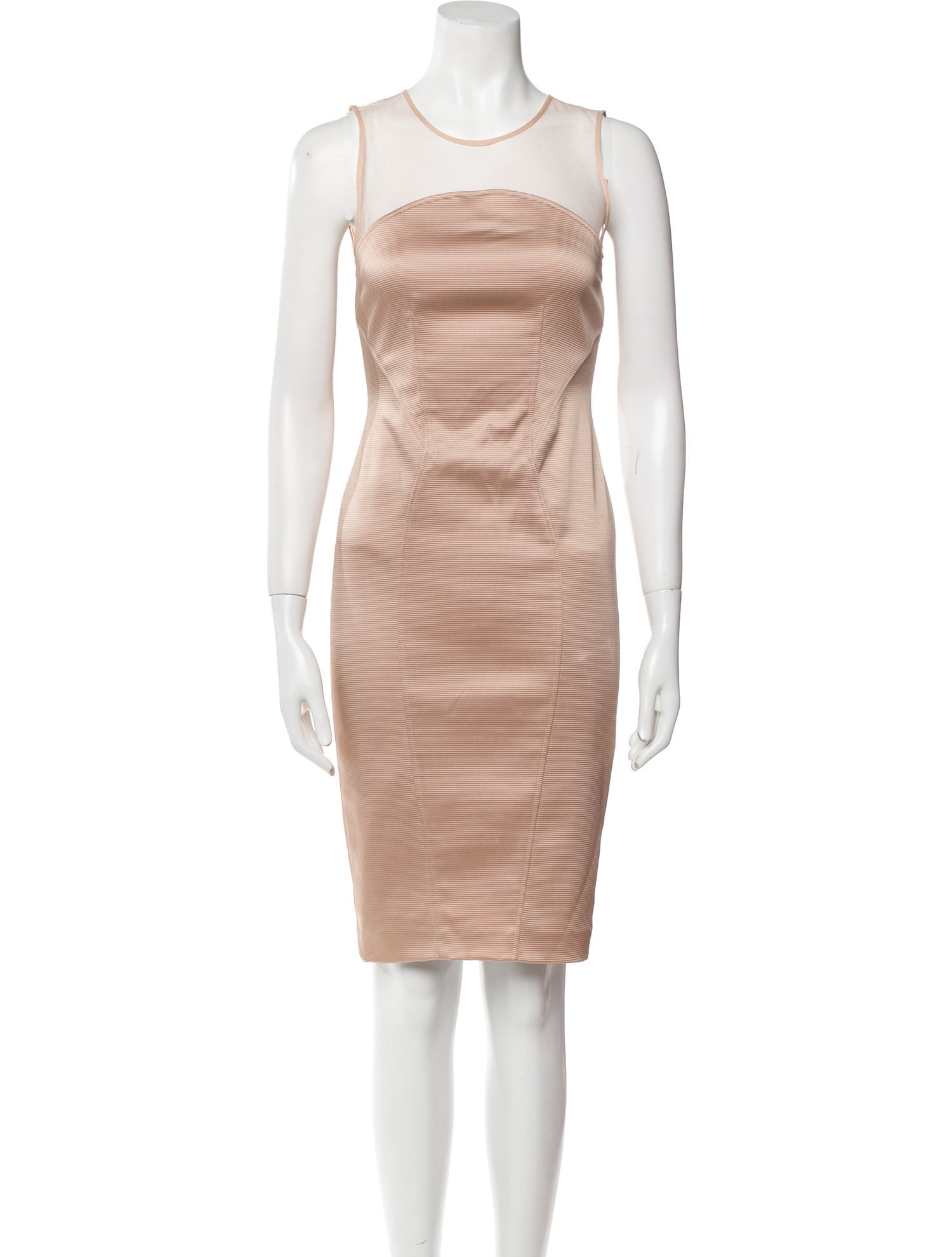 ZAC Zac Posen Scoop Neck Knee-Length Dress
