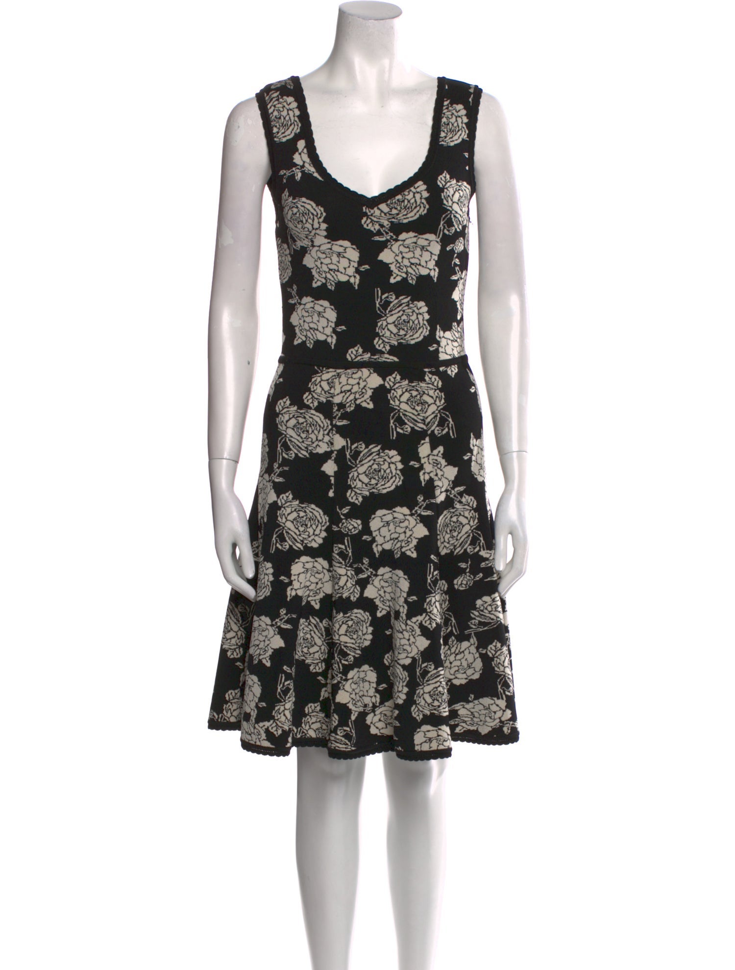 ZAC Zac Posen Floral Print Mini Dress