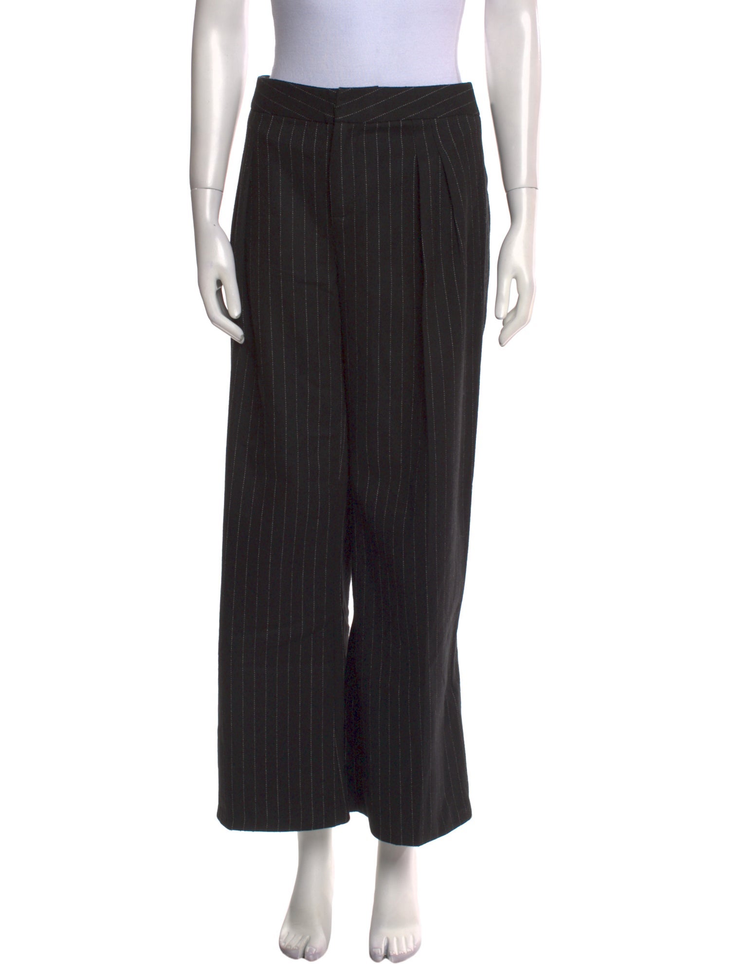 ZAC Zac Posen Striped Wide Leg Pants