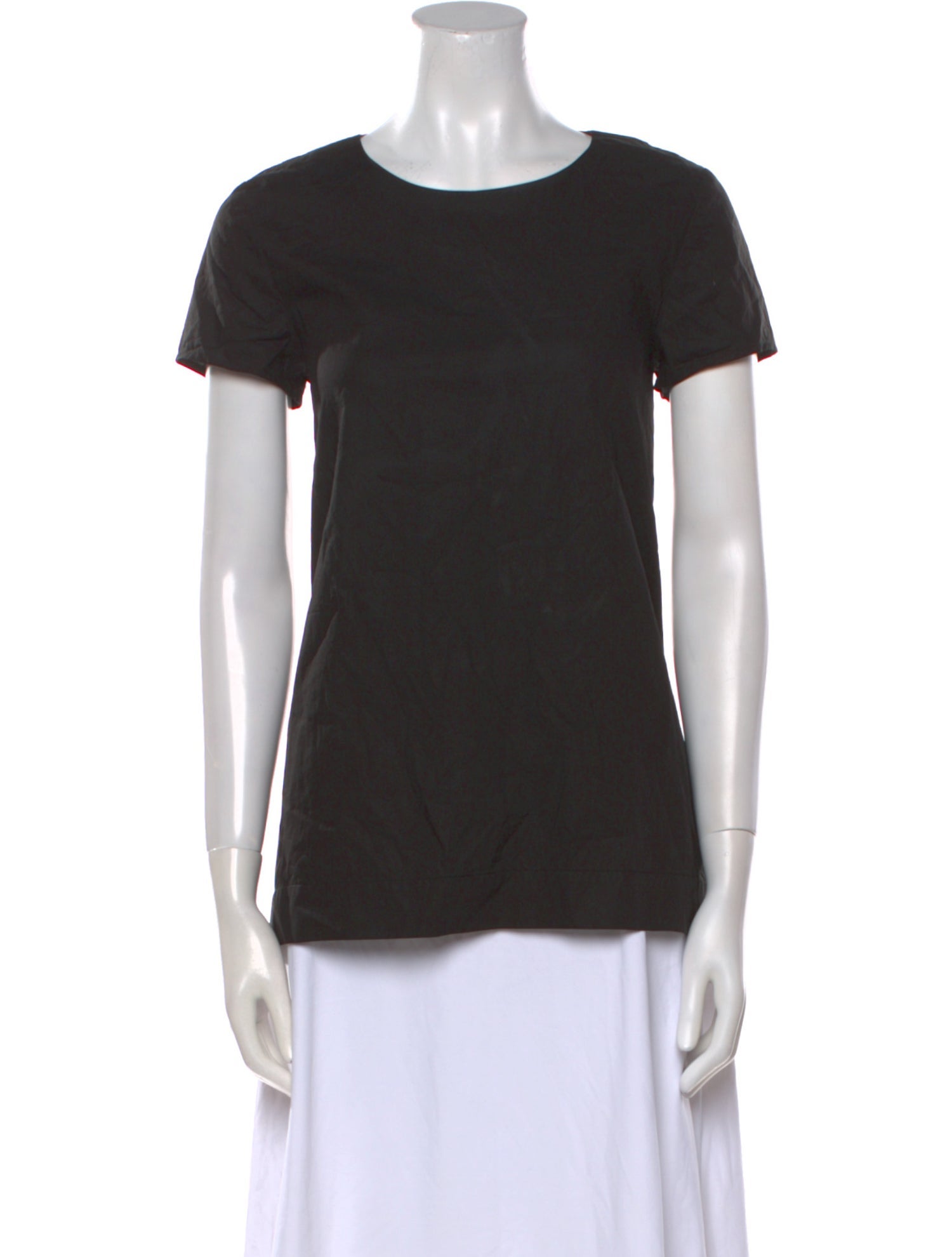 ZAC Zac Posen Silk Crew Neck T-Shirt