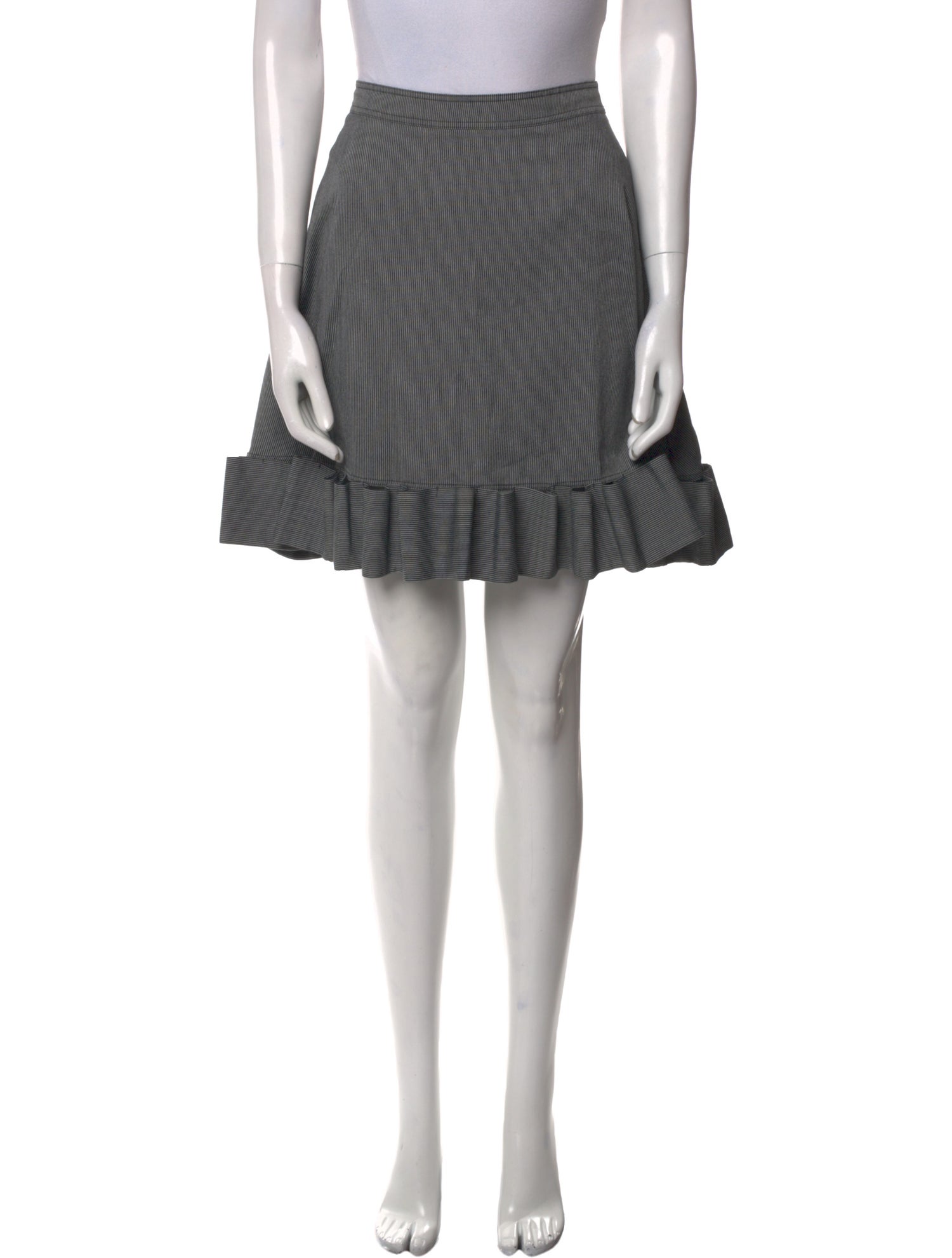 ZAC Zac Posen Striped Mini Skirt