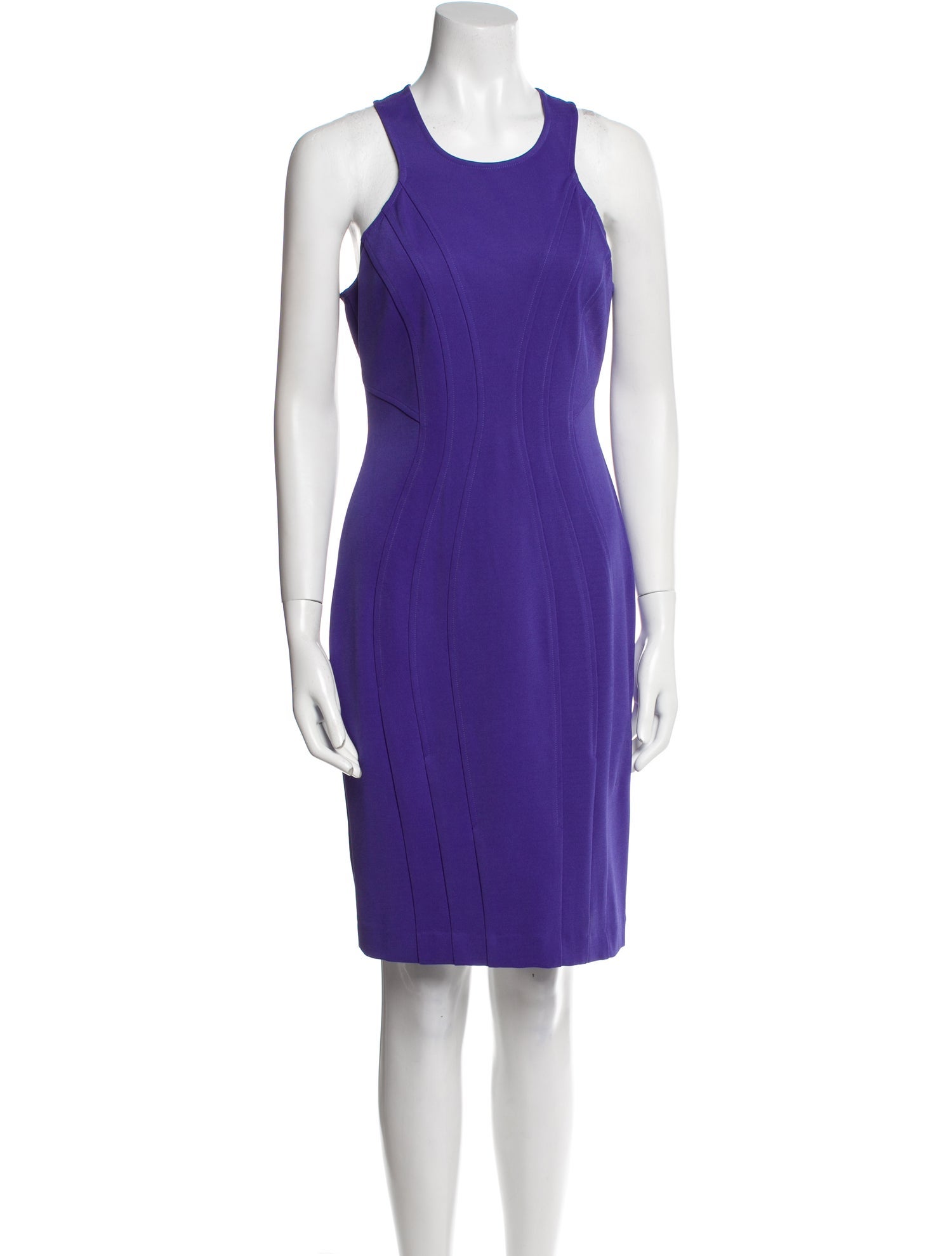 ZAC Zac Posen Scoop Neck Knee-Length Dress