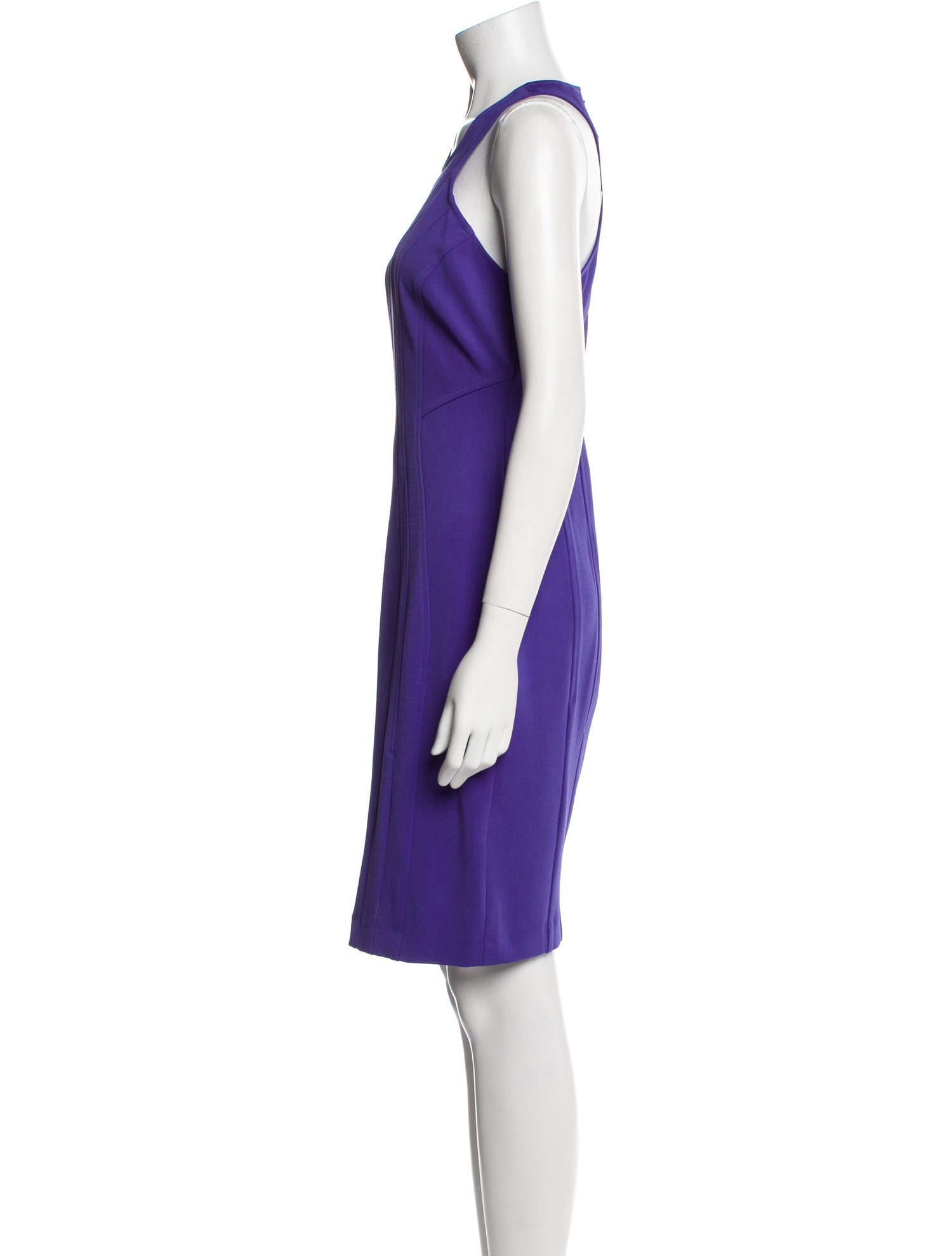 ZAC Zac Posen Scoop Neck Knee-Length Dress