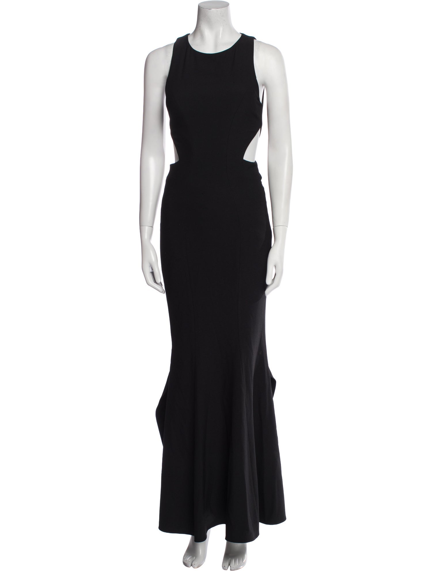 ZAC Zac Posen Crew Neck Long Dress