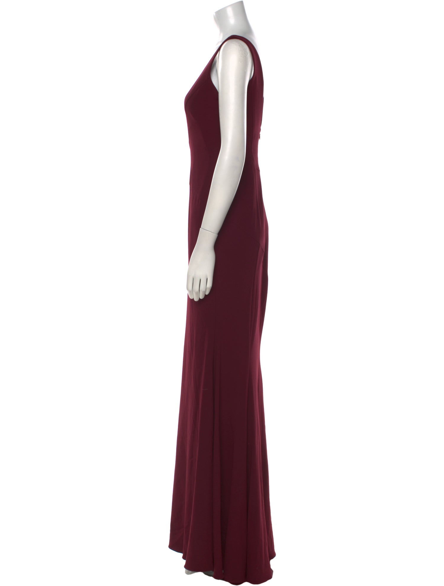 ZAC Zac Posen Square Neckline Long Dress