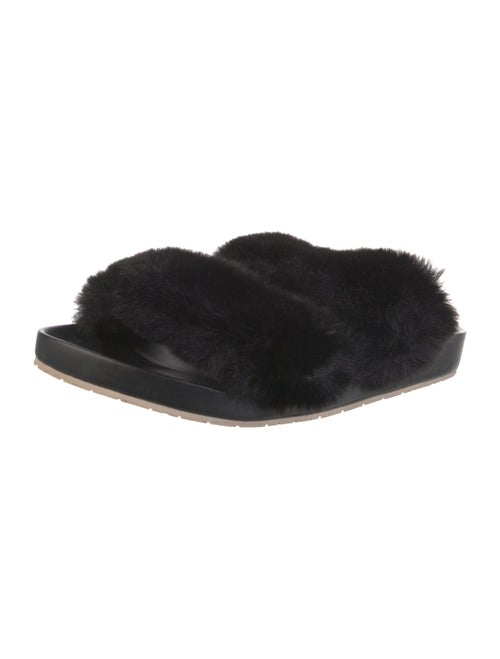 ZAC Zac Posen Fur Slides