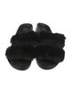 ZAC Zac Posen Fur Slides