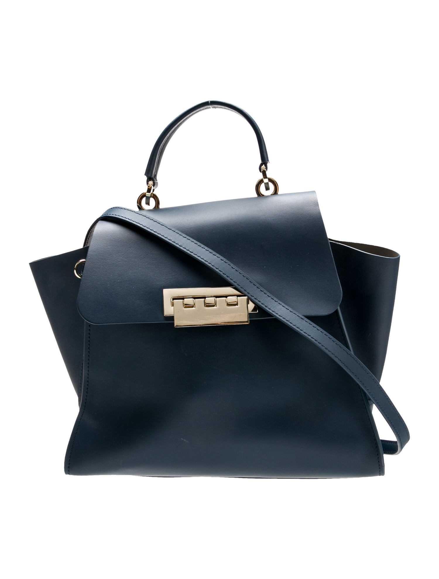 ZAC Zac Posen Leather Top Handle Bag